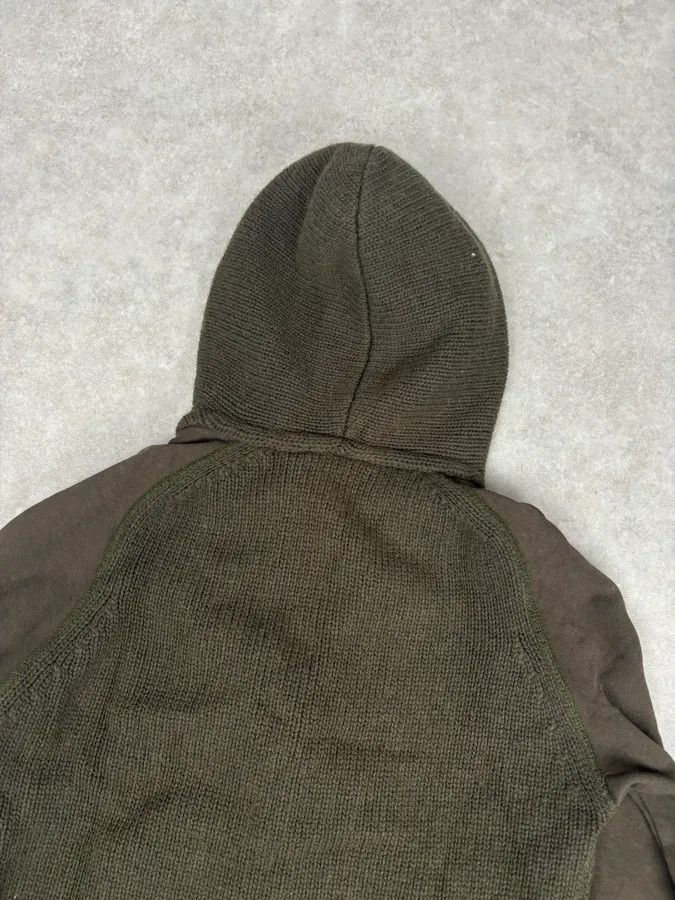 Dolce & Gabbana AW2003 Dolce & Gabbana Khaki Wool Embroidered Zip-up Hoodie Size S / US 4 / IT 40 - 6 Thumbnail