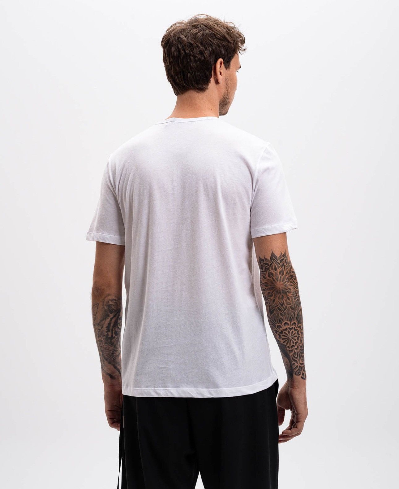 Ann Demeulemeester Last Size Ann Demeulemeester Echoes White Printed Tee Size US XXL / EU 58 / 5 - 3 Thumbnail
