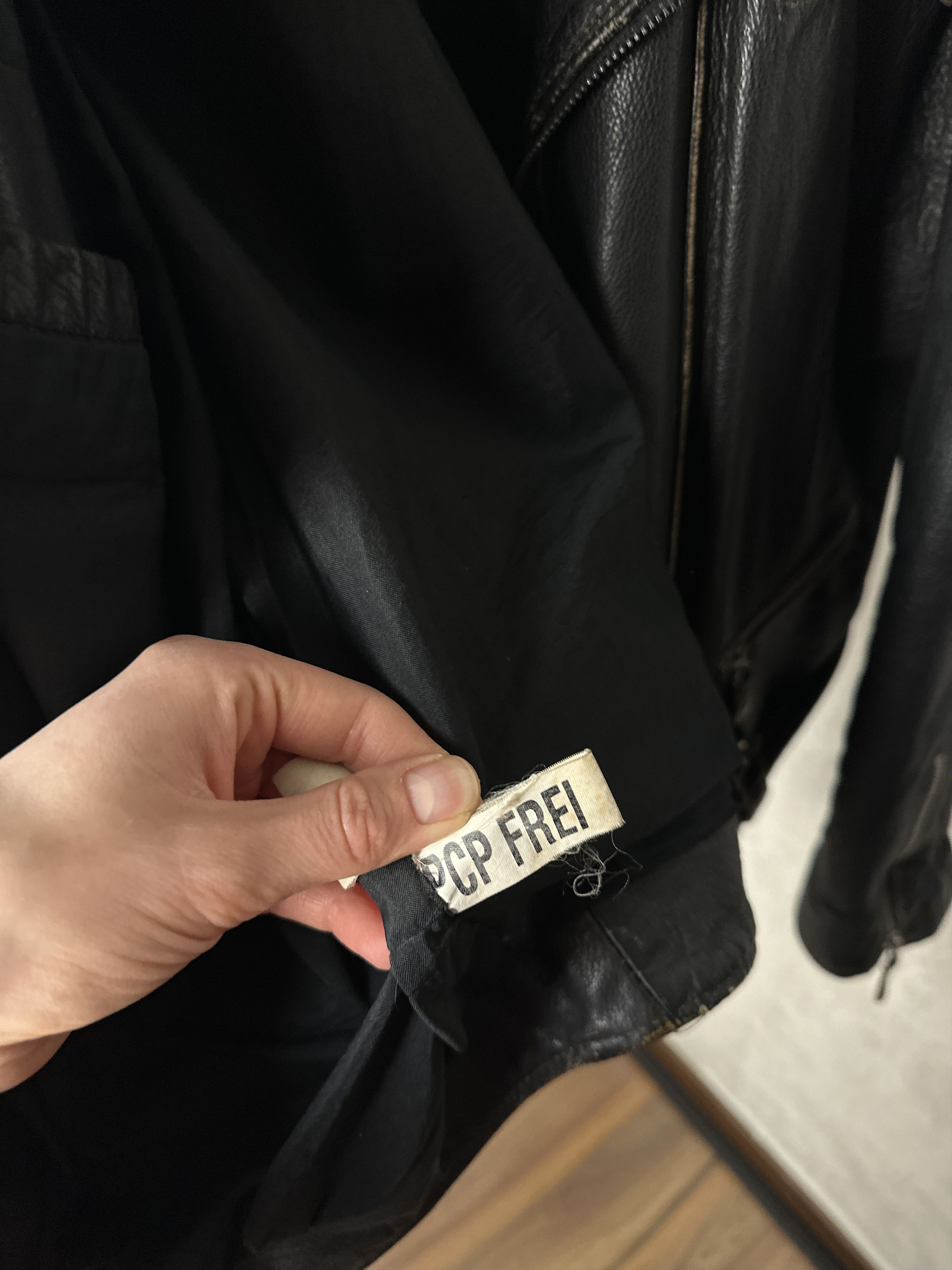 Genuine Leather Genuine Leather Bikers Black Jacket Size US XL / EU 56 / 4 - 9 Thumbnail