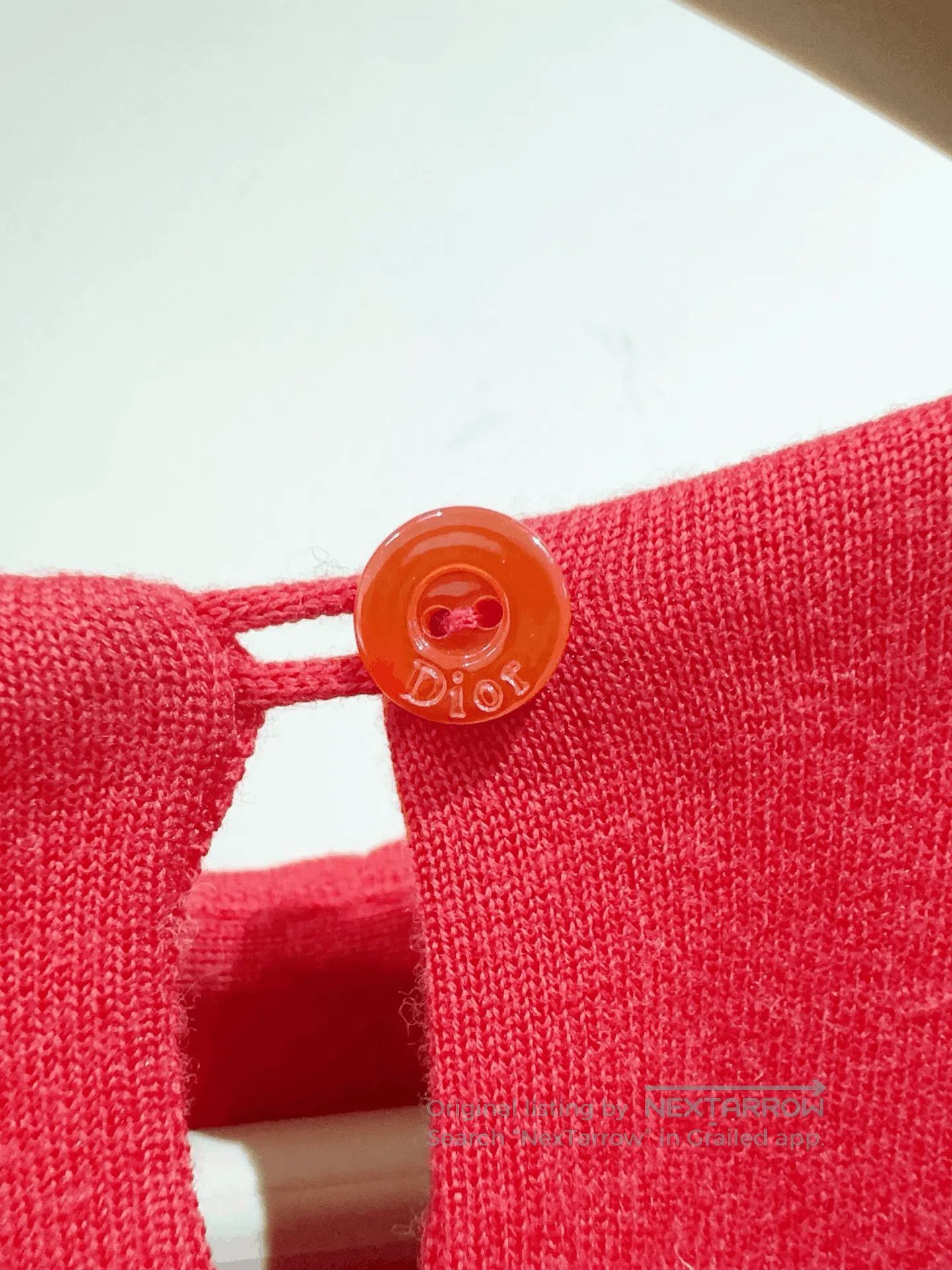 Dior Dior Red Knit Dress. Size XS / US 0-2 / IT 36-38 - 3 Thumbnail