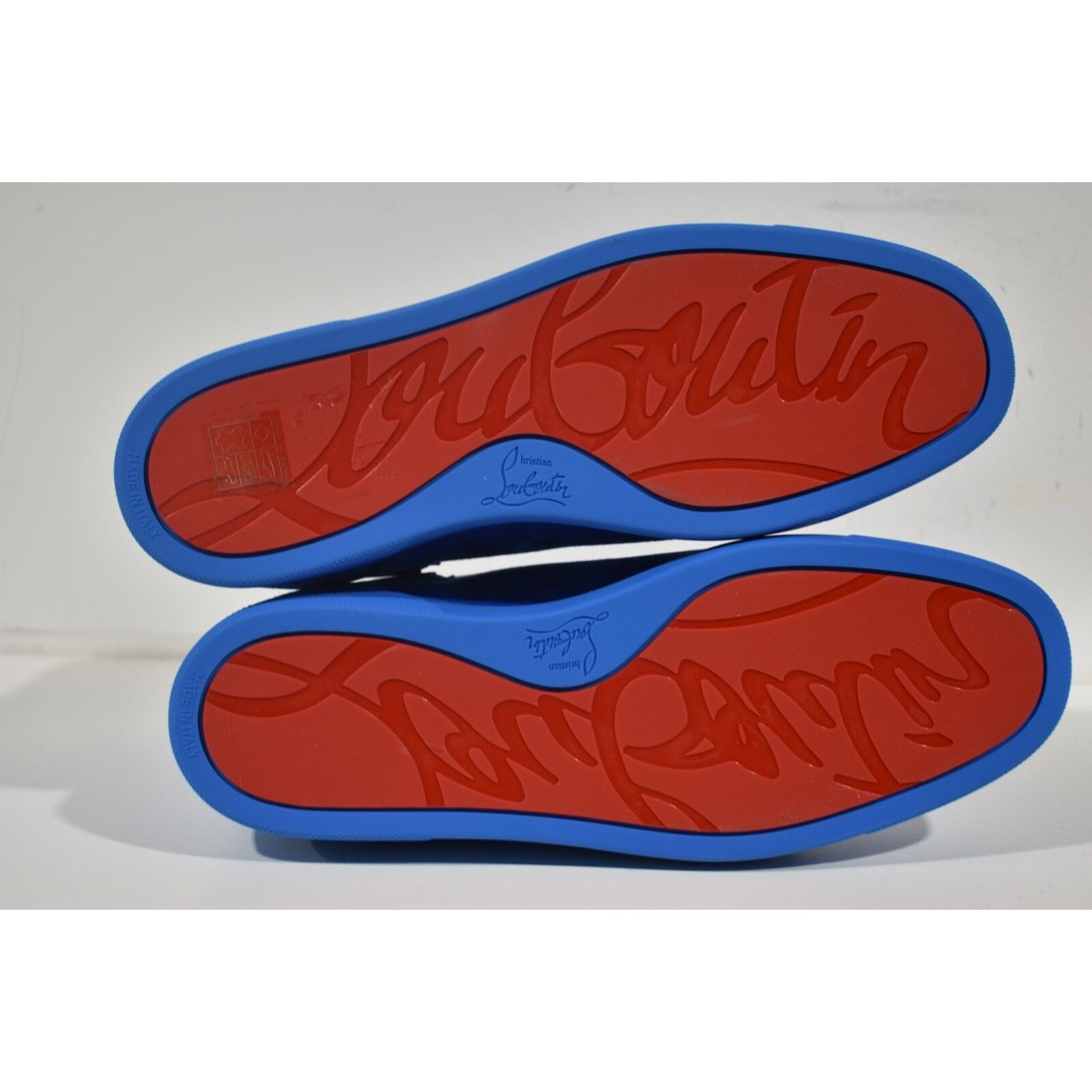 Christian Louboutin Christian Louboutin Louis Orlato Flat Alize Blue Suede High Size US 10 / EU 43 - 8 Thumbnail