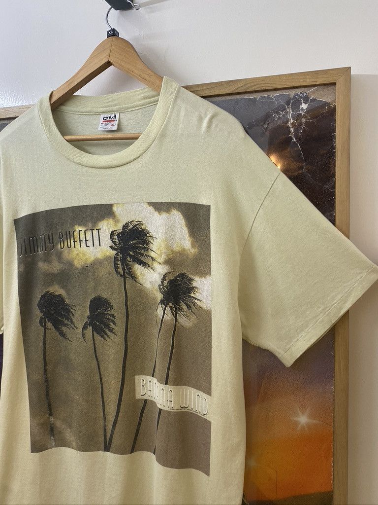 Anvil 1996 Vintage Jimmy Buffett Banana Wind Tour T Shirt Size US XL / EU 56 / 4 - 4 Thumbnail