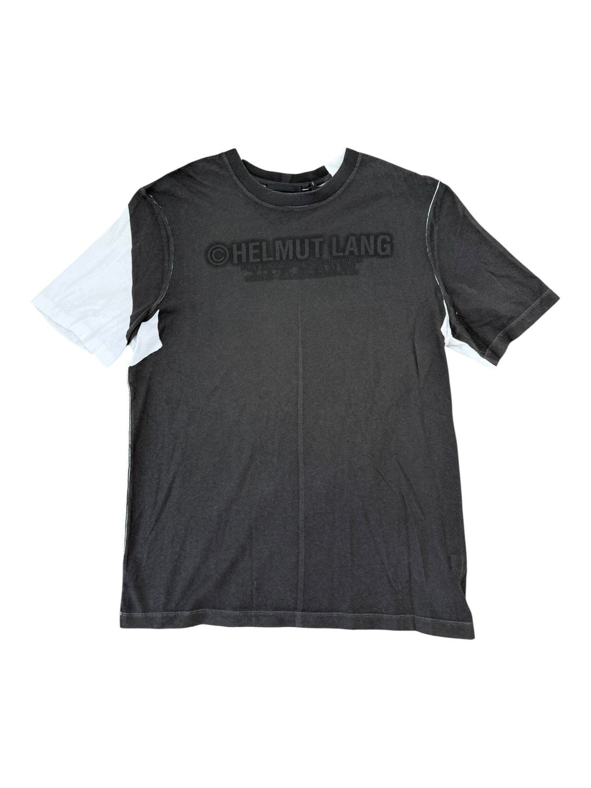 logo contrast black/white s/s t-shirt