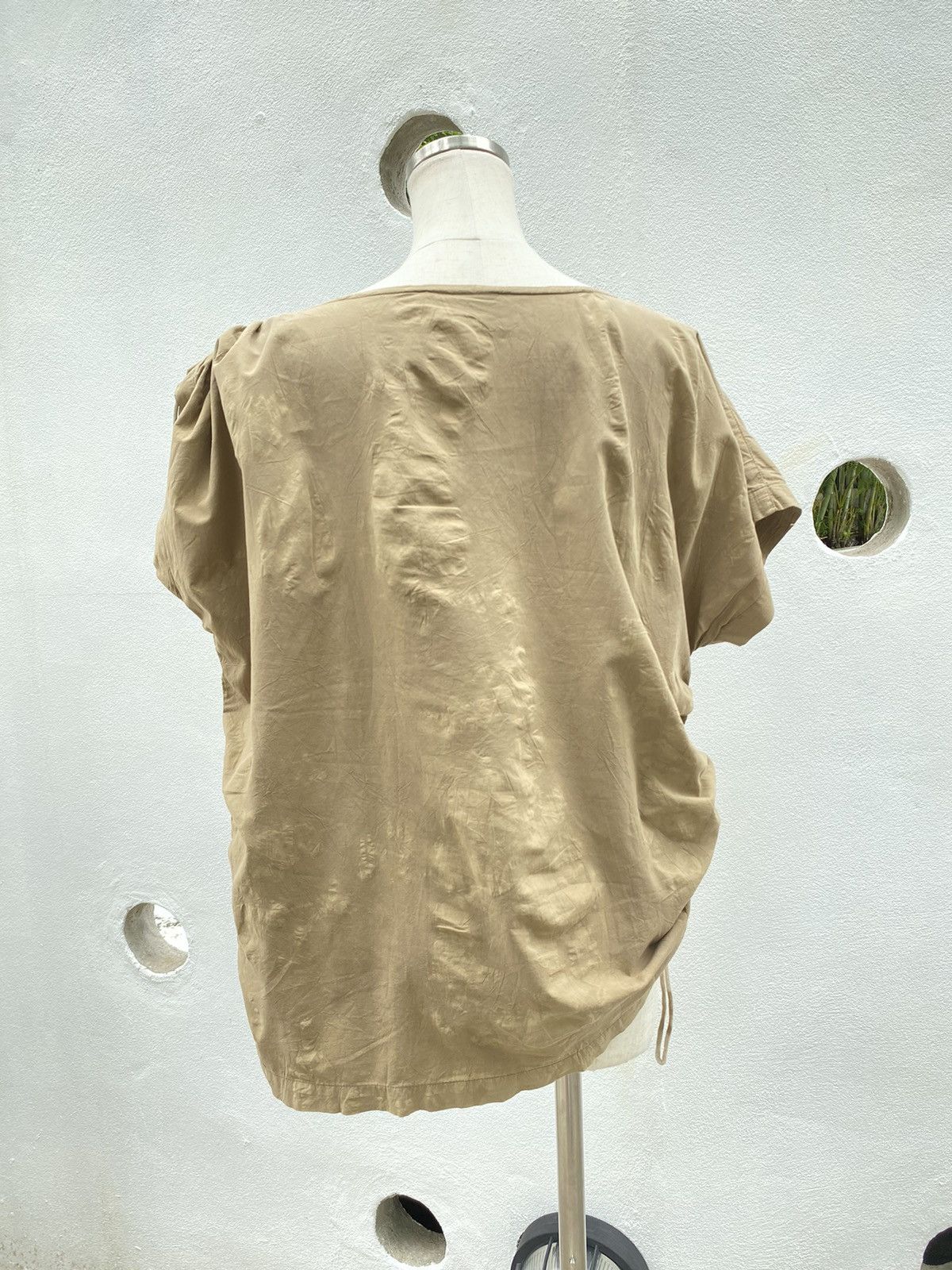 Issey Miyake Issey Miyake vintage 1981 brown blouse Size ONE SIZE - 5 Thumbnail