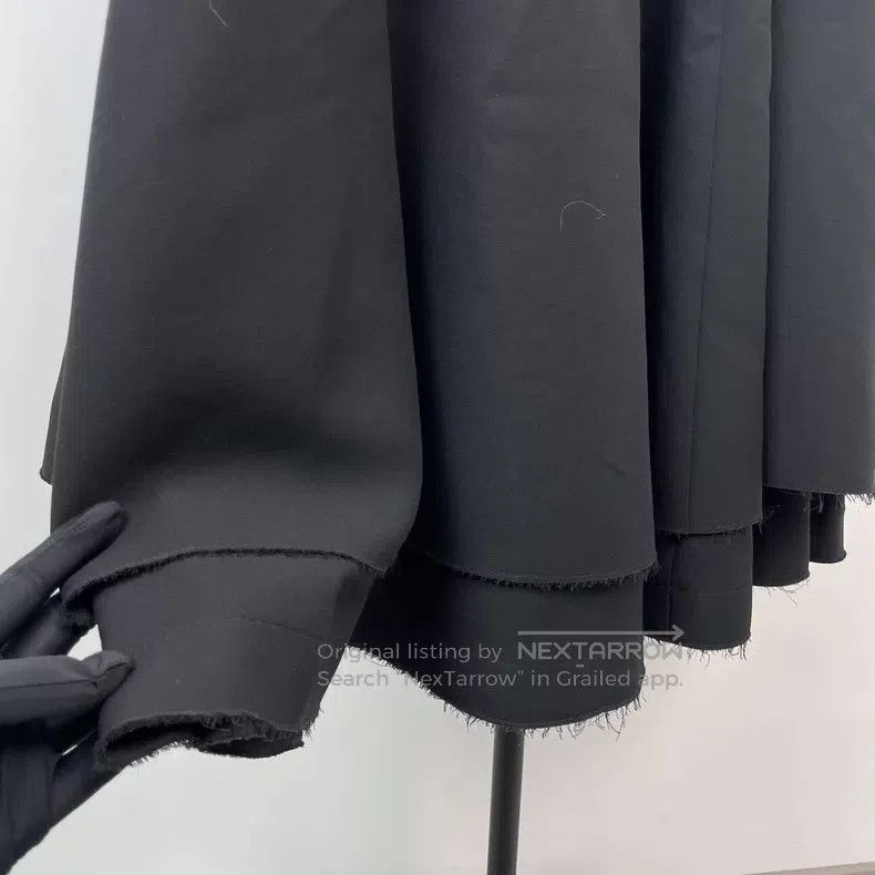 Loewe Loewe Black Round Neck Fringe Mixed Fiber Dress Size S / US 4 / IT 40 - 9 Thumbnail