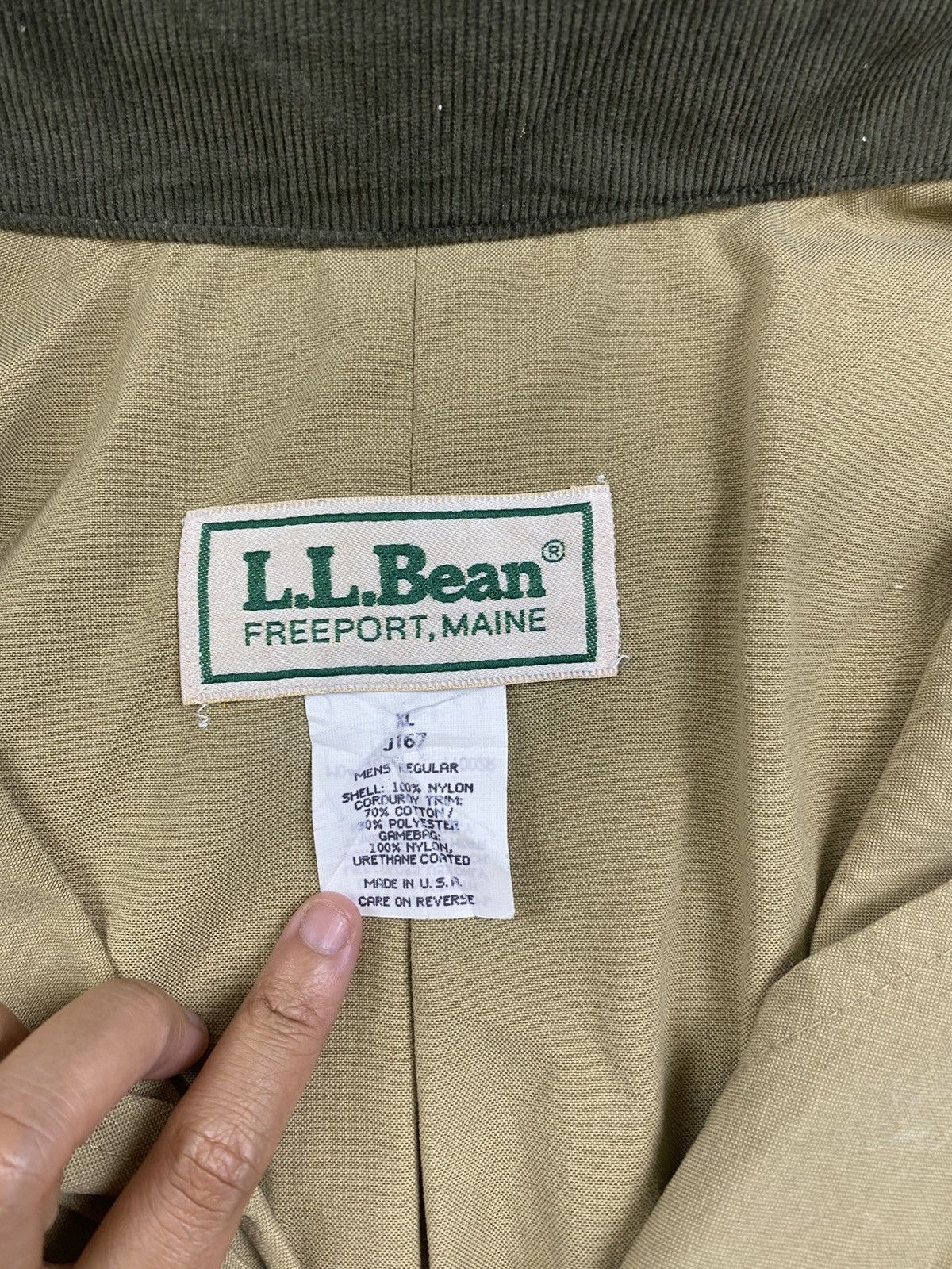 L.L. Bean Vintage 80s L.L.Bean Made In USA Duck Canvas Workers Jacket Size US XL / EU 56 / 4 - 11 Thumbnail