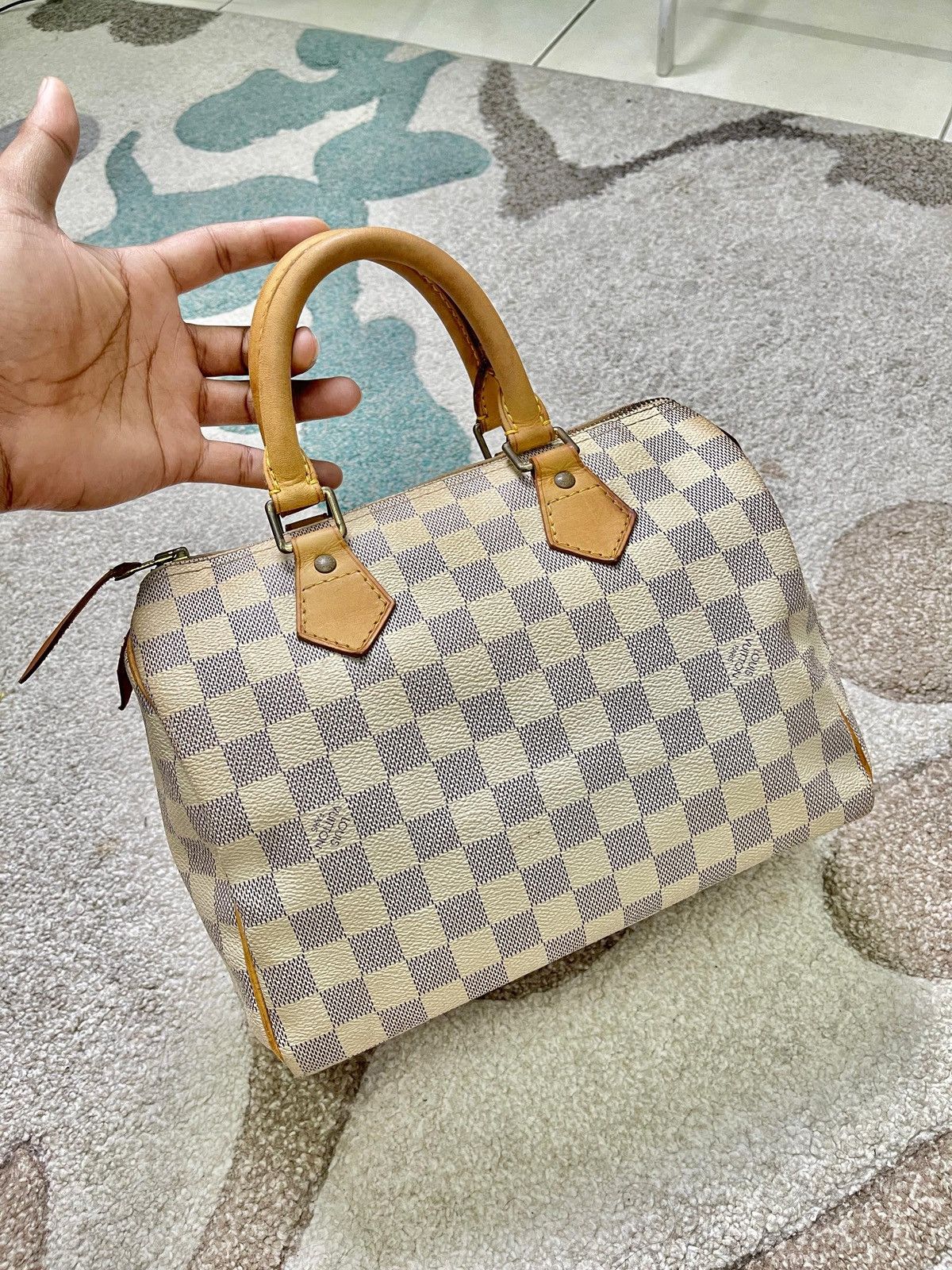 Louis Vuitton Louis vuitton speedy 25 damier azur Size ONE SIZE - 1 Thumbnail
