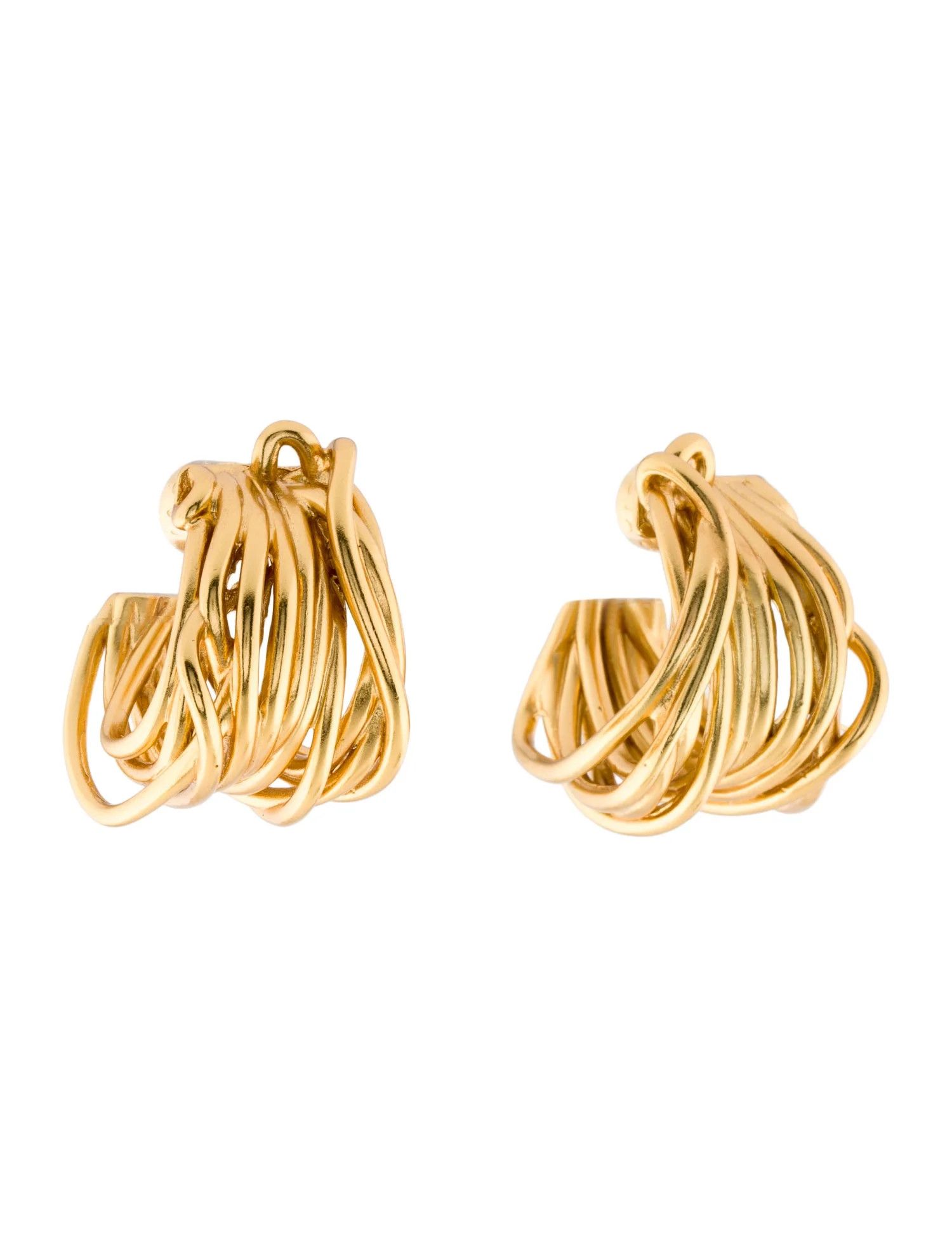 Balenciaga o1la1rc1a0924 Size: OS / Wire Earrings in Gold Size ONE SIZE - 1 Thumbnail