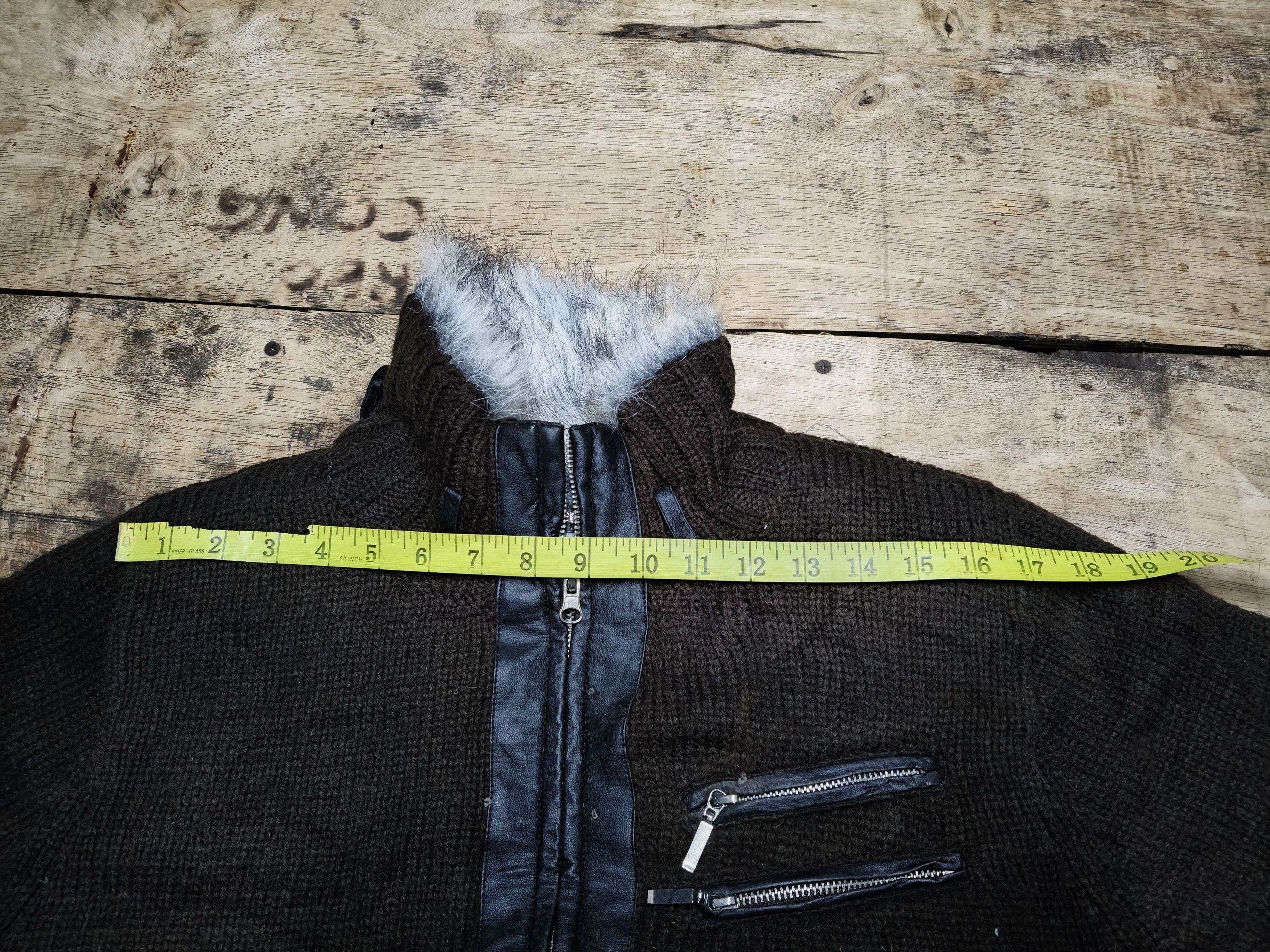 Japanese Brand Macalester Knitted Faux fur Jacket Size M / US 6-8 / IT 42-44 - 15 Thumbnail