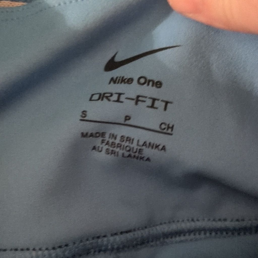 Nike Nike Women's One High-Waisted 7/8 Leggings-Blue Size Small Size 22" - 4 Thumbnail