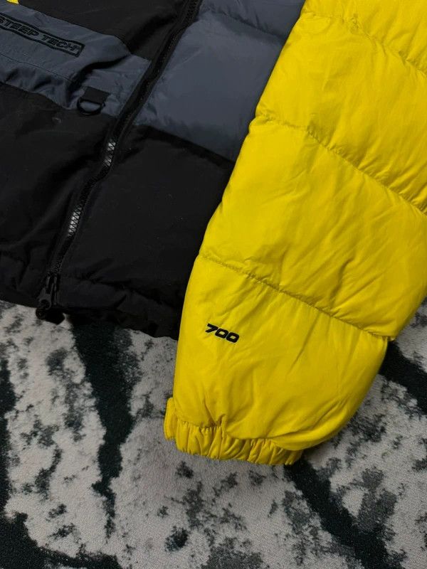 The North Face Nuptse Steep Tech 700 Down Jacket Yellow Black TNF S Size US S / EU 44-46 / 1 - 6 Thumbnail