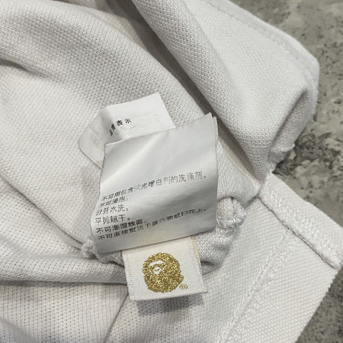 Bape Bape Polo Shirt Ursus White Size US M / EU 48-50 / 2 - 6 Thumbnail