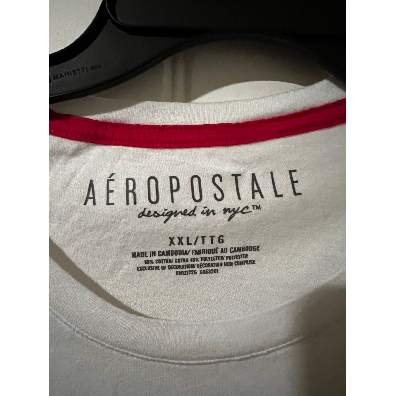 Aeropostale Aeropostale Appliqué aero embroidered Graphic Tee white XXL Size XXL / US 16-18 / IT 52-54 - 7 Thumbnail