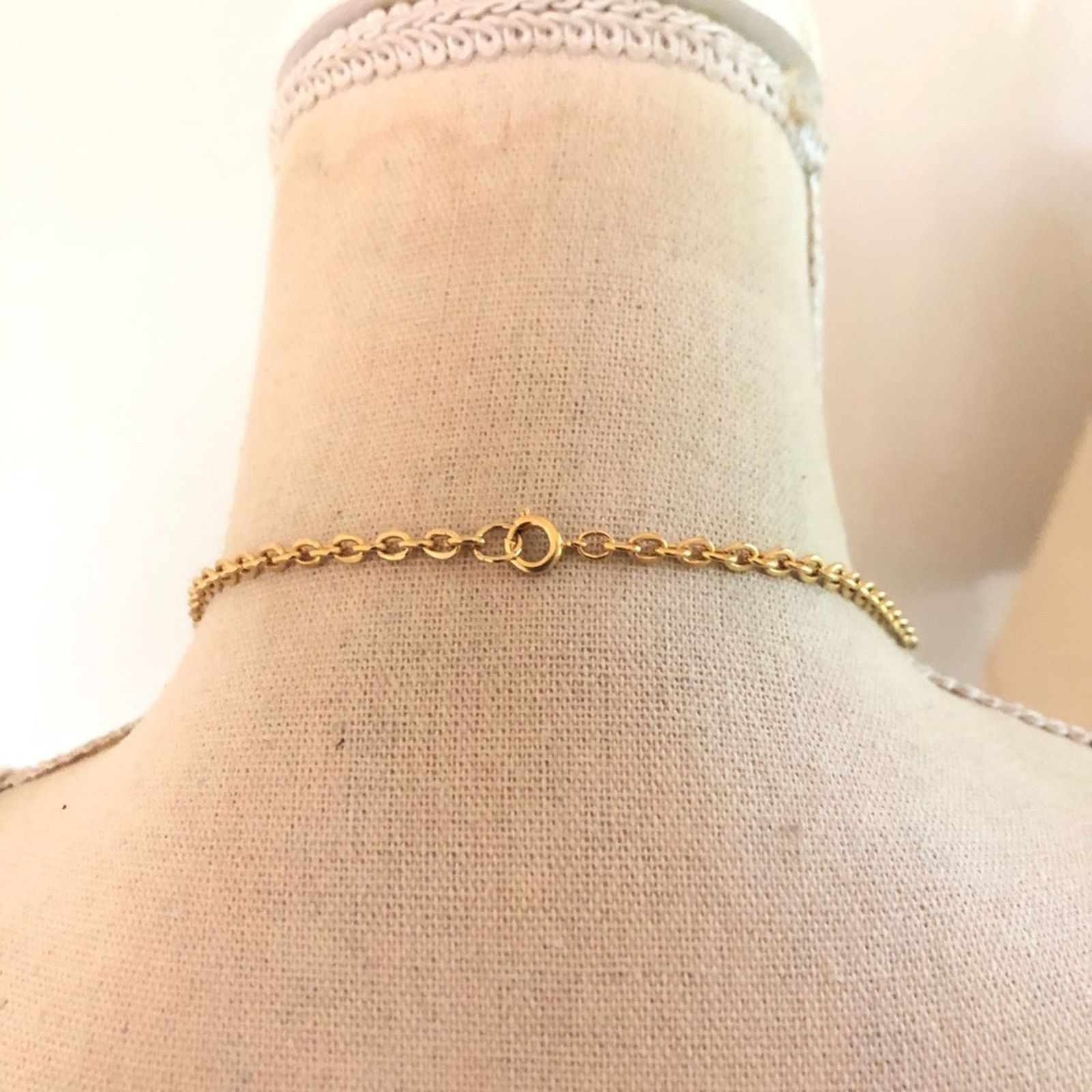 Vintage Vintage gold plated faux pearl accent necklace Size ONE SIZE - 3 Thumbnail