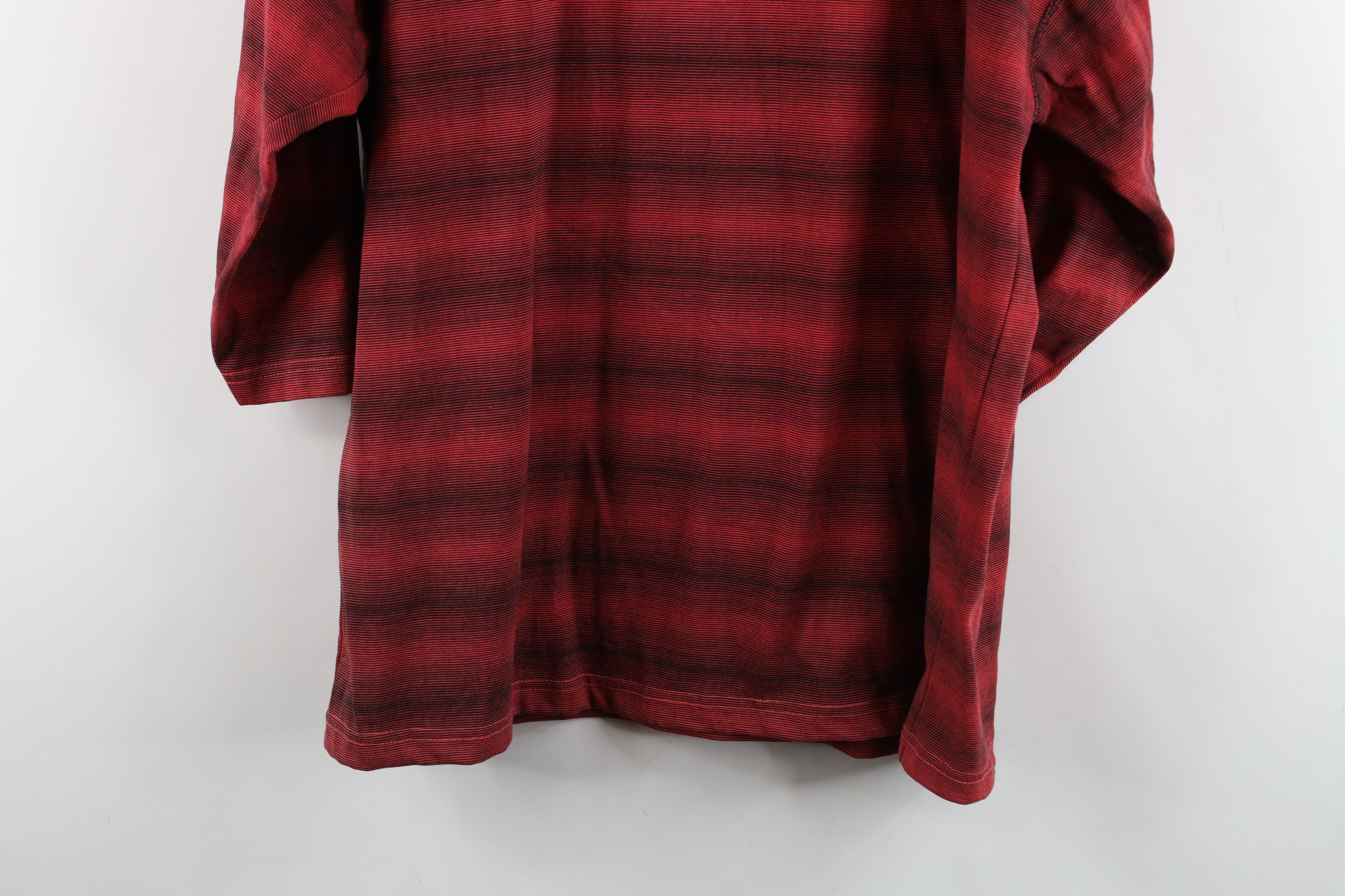 Vintage Vintage 90s Bugle Boy Baggy Fit 3/4 Sleeve T-Shirt Red Size US XL / EU 56 / 4 - 10 Thumbnail