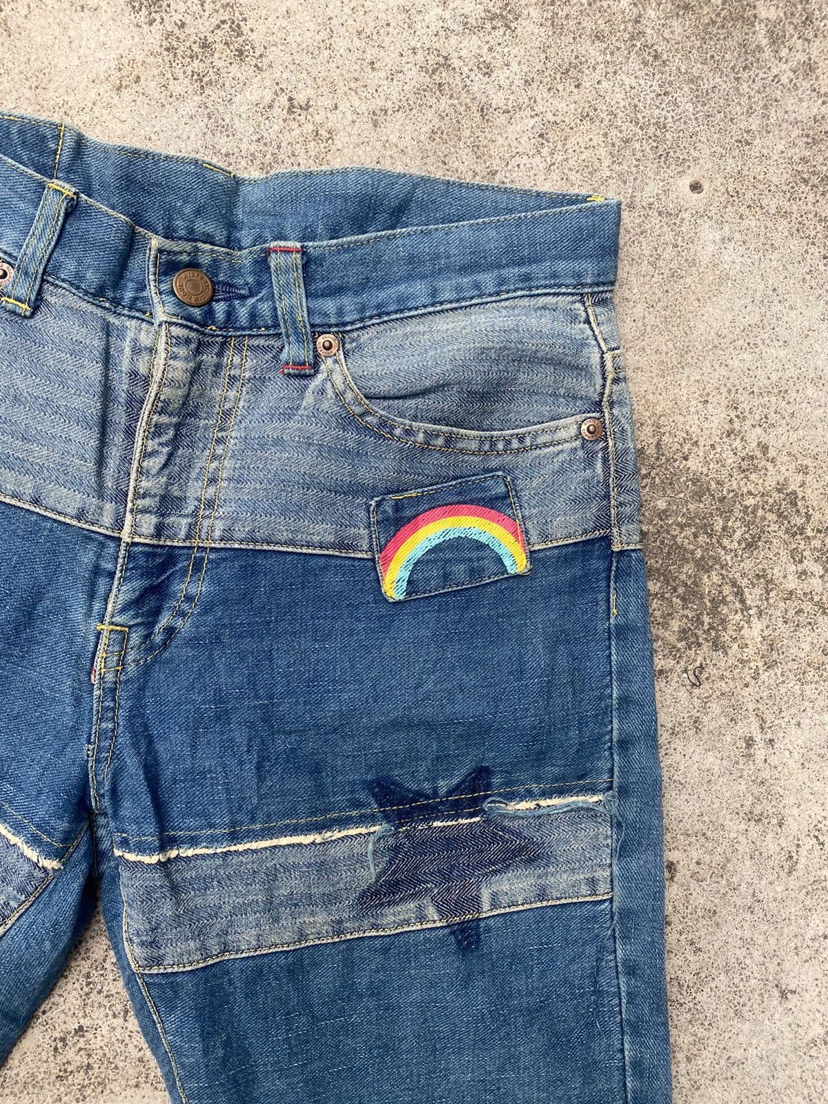 Hysteric Glamour × Japanese Brand Flare Jeans Hysteric Glamour Hagi Patches Bootcut Size US 28 / EU 44 - 9 Thumbnail