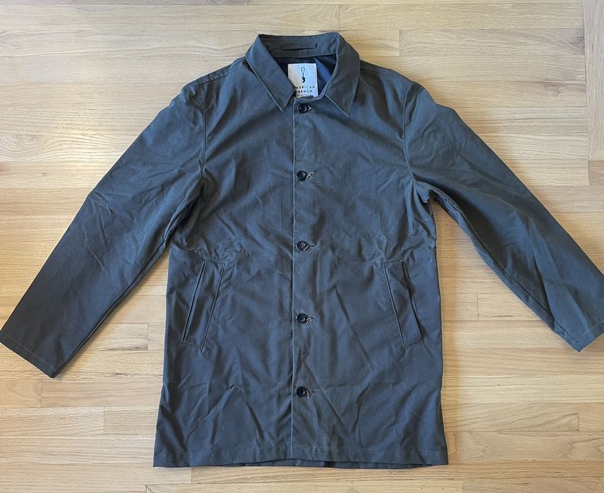 America American Trench Waxed Cotton Rain Coat Grailed