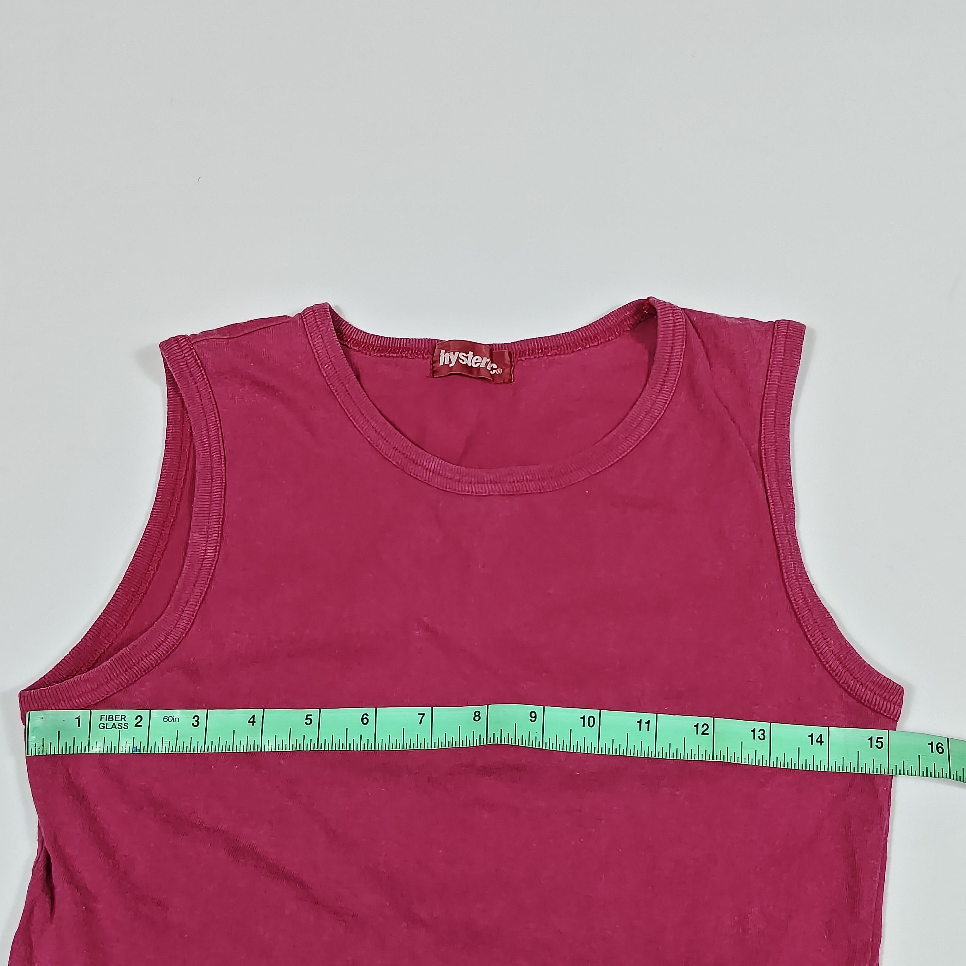 Hysteric Glamour SS2002 Hysteric Glamour PreHysteric Woman Tank Magenta #F Size US S / EU 44-46 / 1 - 7 Thumbnail