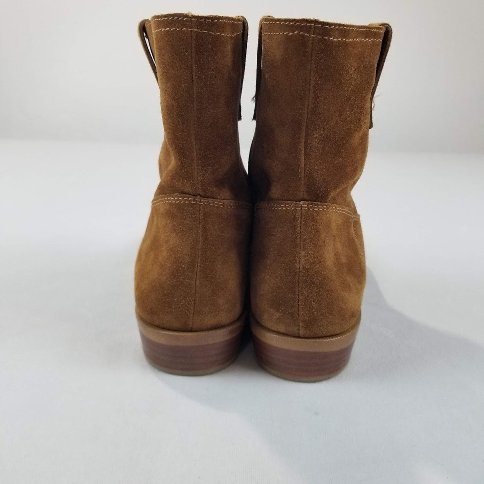 Rebecca Minkoff Rebecca Minkoff Boots Womens 7.5 Brown Suede Ankle Western Size US 7.5 / IT 37.5 - 7 Thumbnail