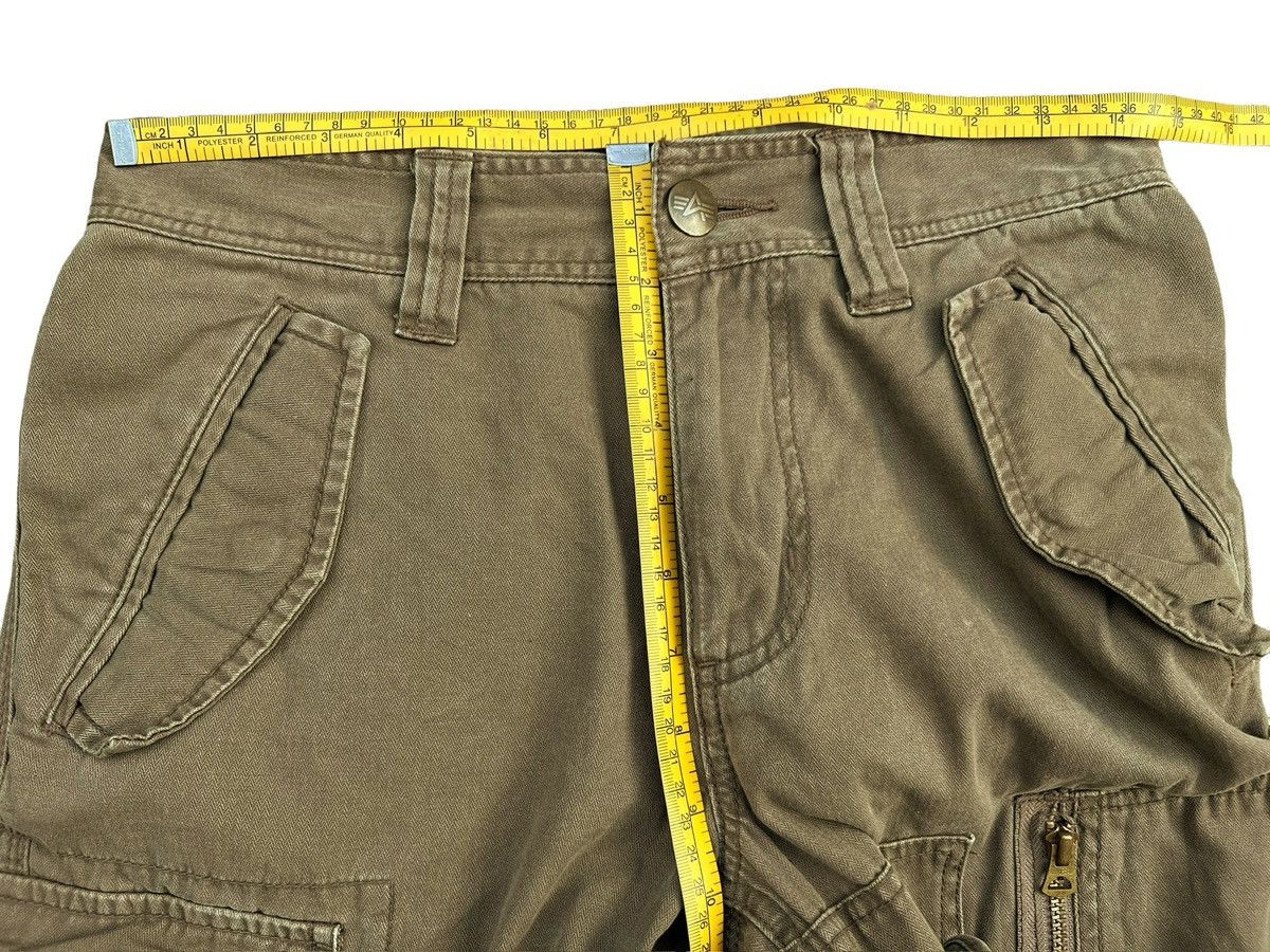 Alpha Industries Vtg Alpha Industries Bondage Multipocket Zipper Pants 29x30 Size US 29 - 9 Thumbnail