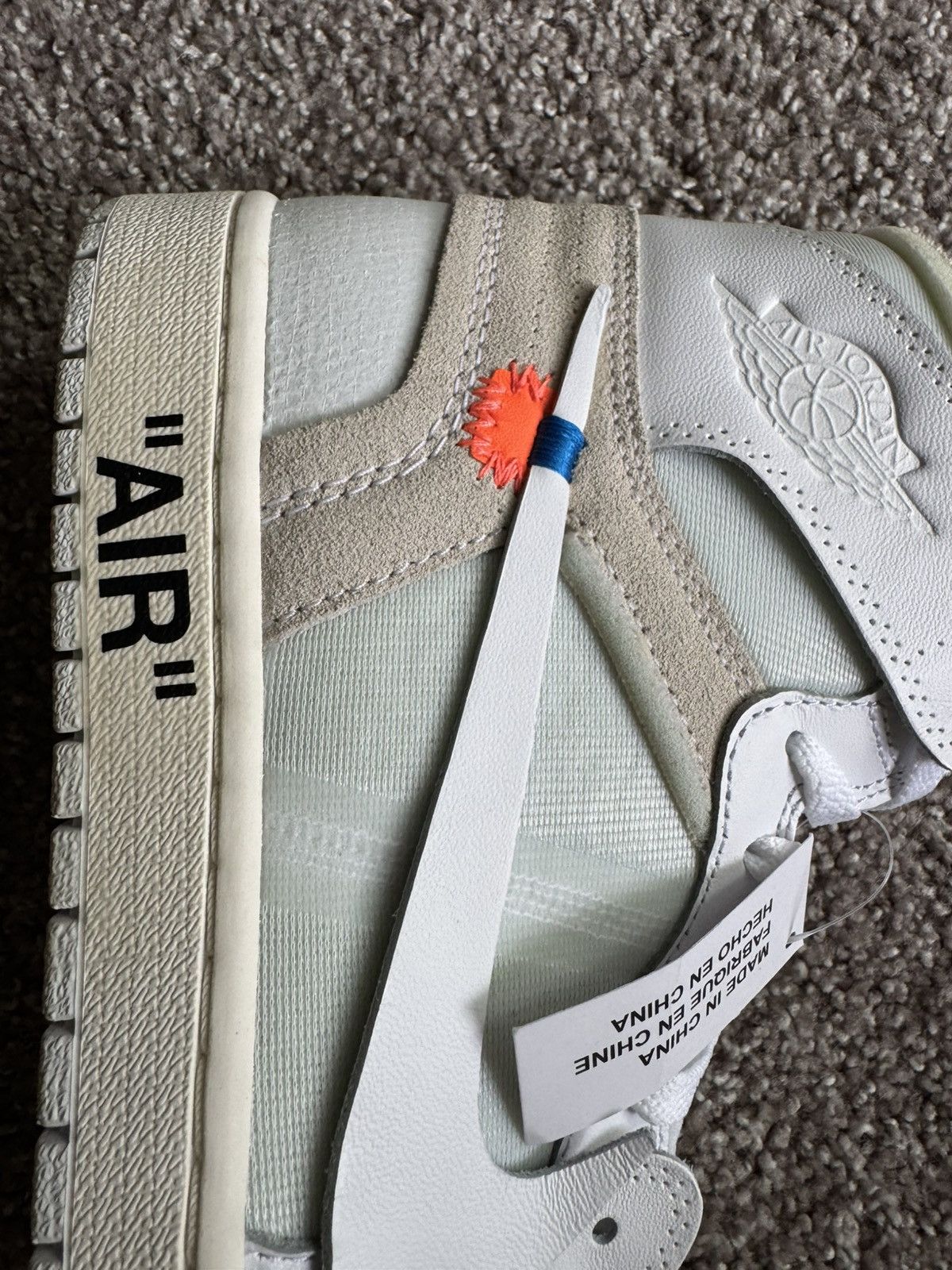 Jordan Brand × Off-White Off-White x Air Jordan 1 Euro **SOLD** Size US 11.5 / EU 44-45 - 20 Thumbnail