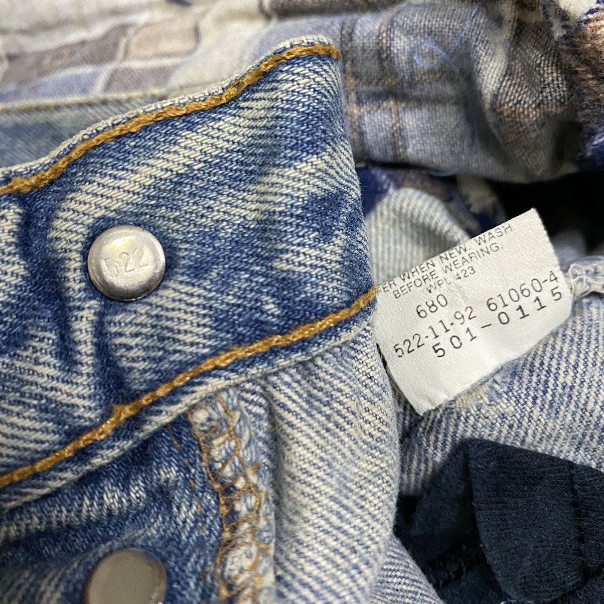 Levi's Levis 501 vintage distressed custom made Size US 36 / EU 52 - 16 Thumbnail