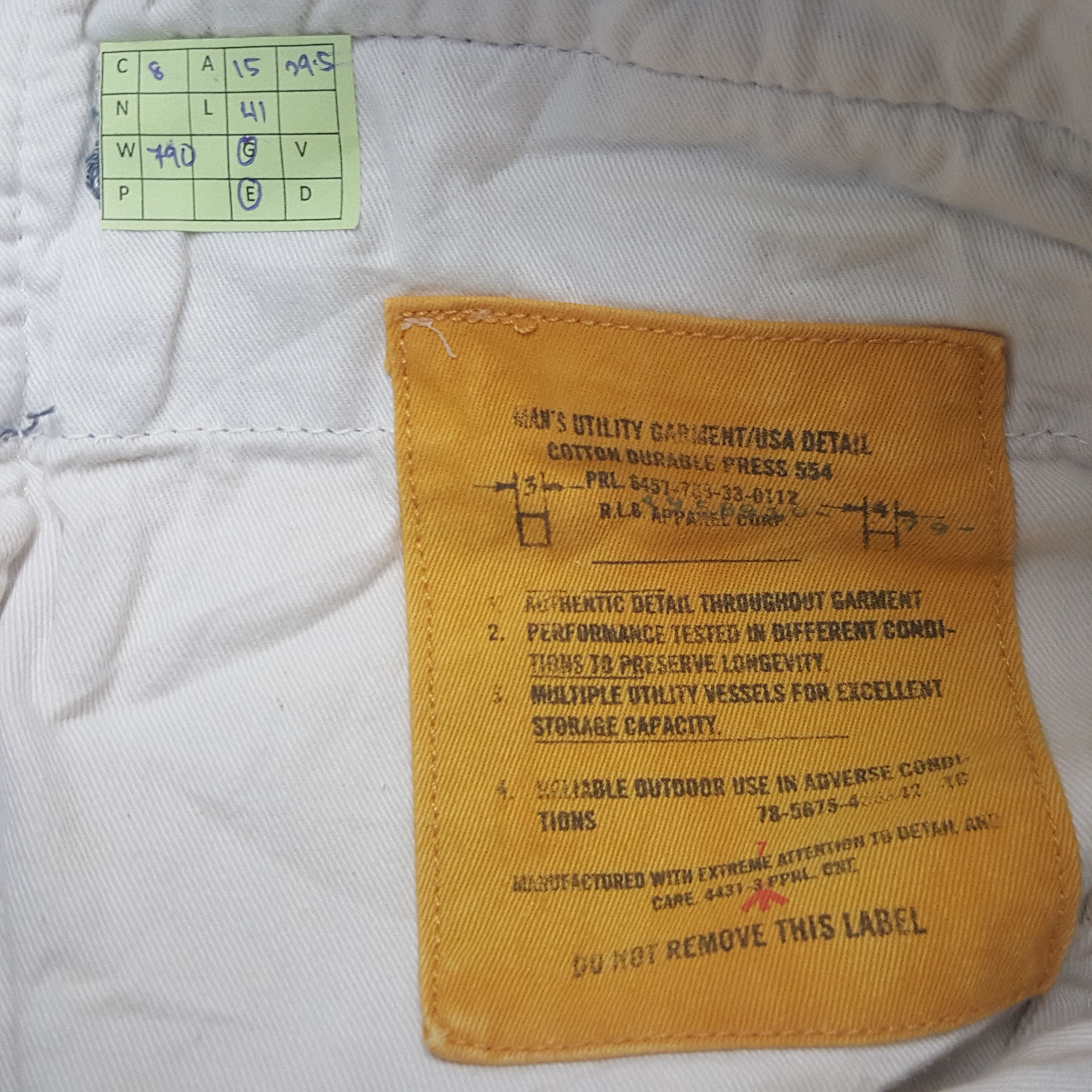 Polo Ralph Lauren Vintage Polo Ralph Lauren American Cargo Pants RR8 Size US 30 / EU 46 - 8 Thumbnail