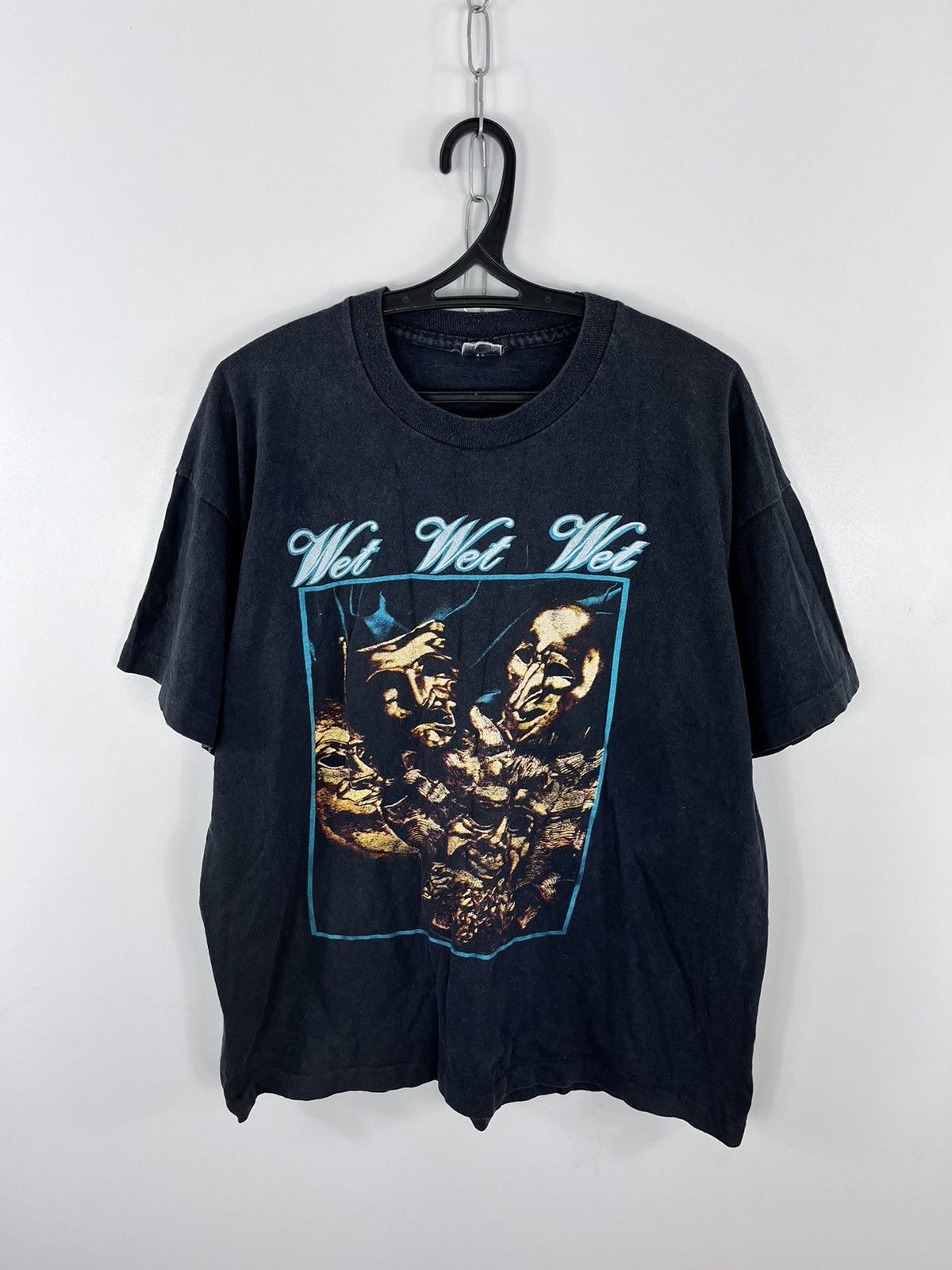 Band Tees Wet Wet Wet 1992 Tour T-Shirt Big Logo Size XL Size US XL / EU 56 / 4 - 1 Thumbnail