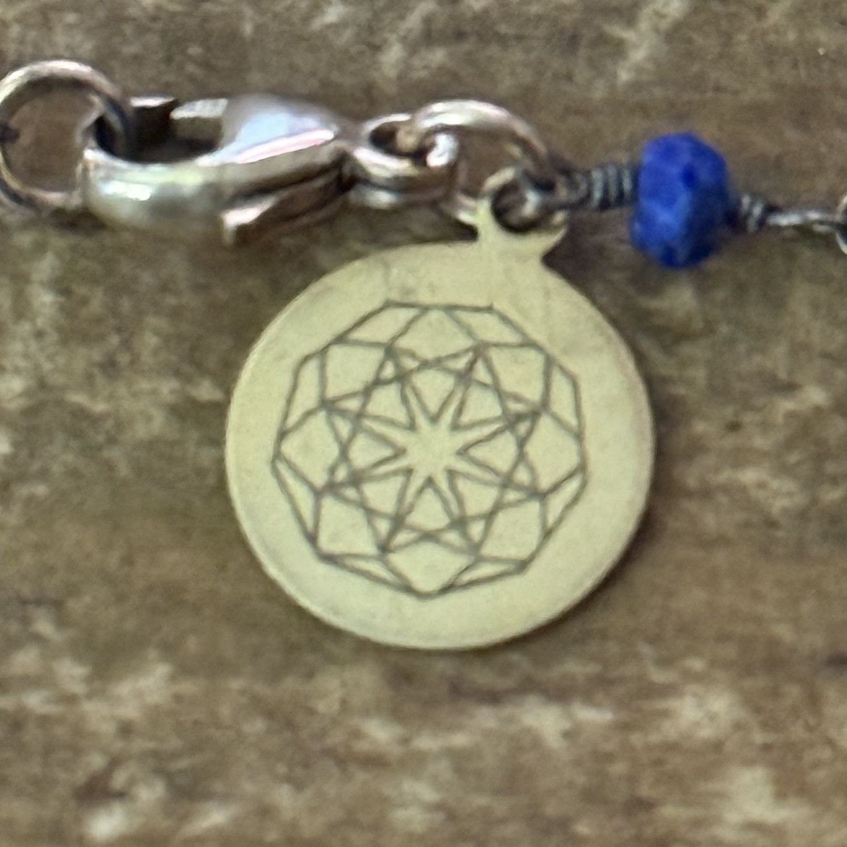 Other Dainty blue Lapis clear quartz crystal pendant necklace Size ONE SIZE - 5 Thumbnail