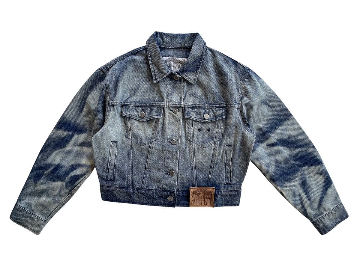 Ferre Ferre Jeans Acid Wash Denim Jacket Size XS / US 0-2 / IT 36-38 - 3 Thumbnail