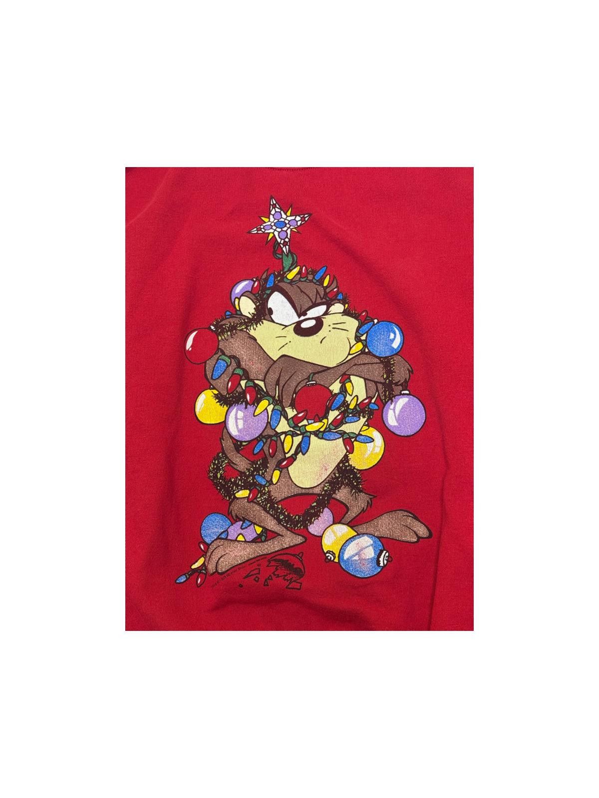 Jerzees Disney Tasmanian Devil Christmas Sweater Size US L / EU 52-54 / 3 - 2 Thumbnail
