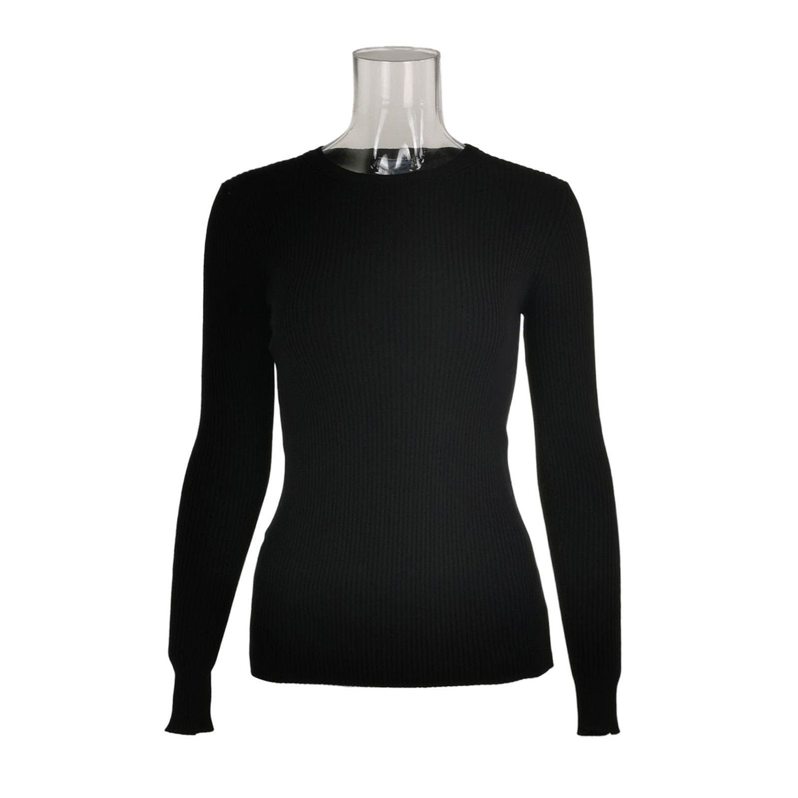 Prada Prada Ribbed Knit Long Sleeve Top 0079 Size US XS / EU 42 / 0 - 1 Thumbnail