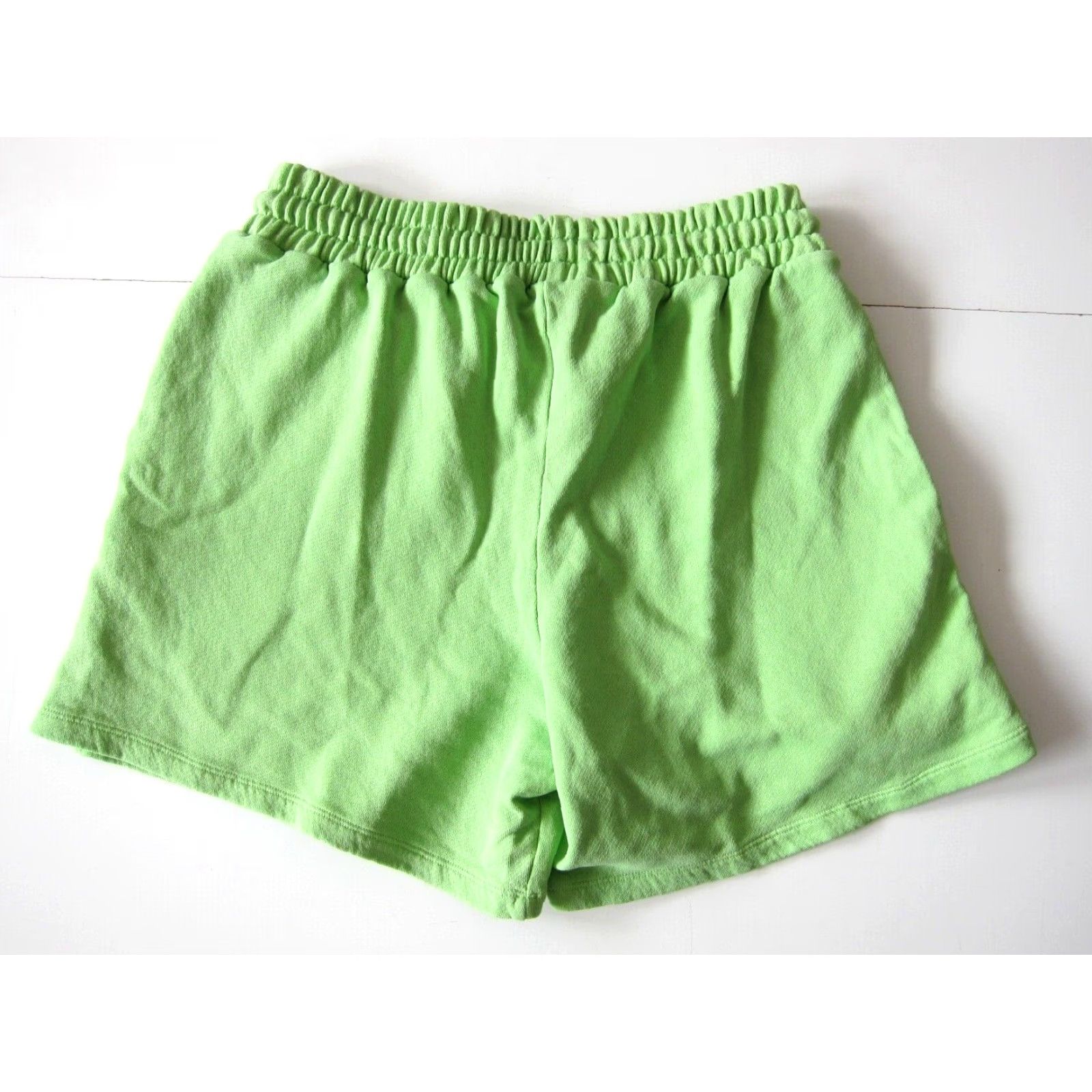 Topshop Topshop 100% Cotton Lime Green 1974 High Rise Gym Pocket Short Women M 8-10 Size 30" / US 8 / IT 44 - 2 Thumbnail