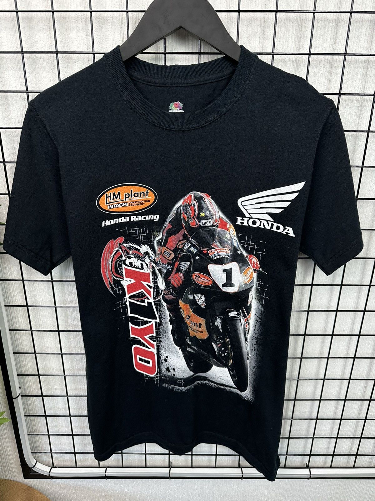 Honda × Vintage Honda k1yo with autograph Men S t-shirt black motorcycle Size US S / EU 44-46 / 1 - 5 Thumbnail
