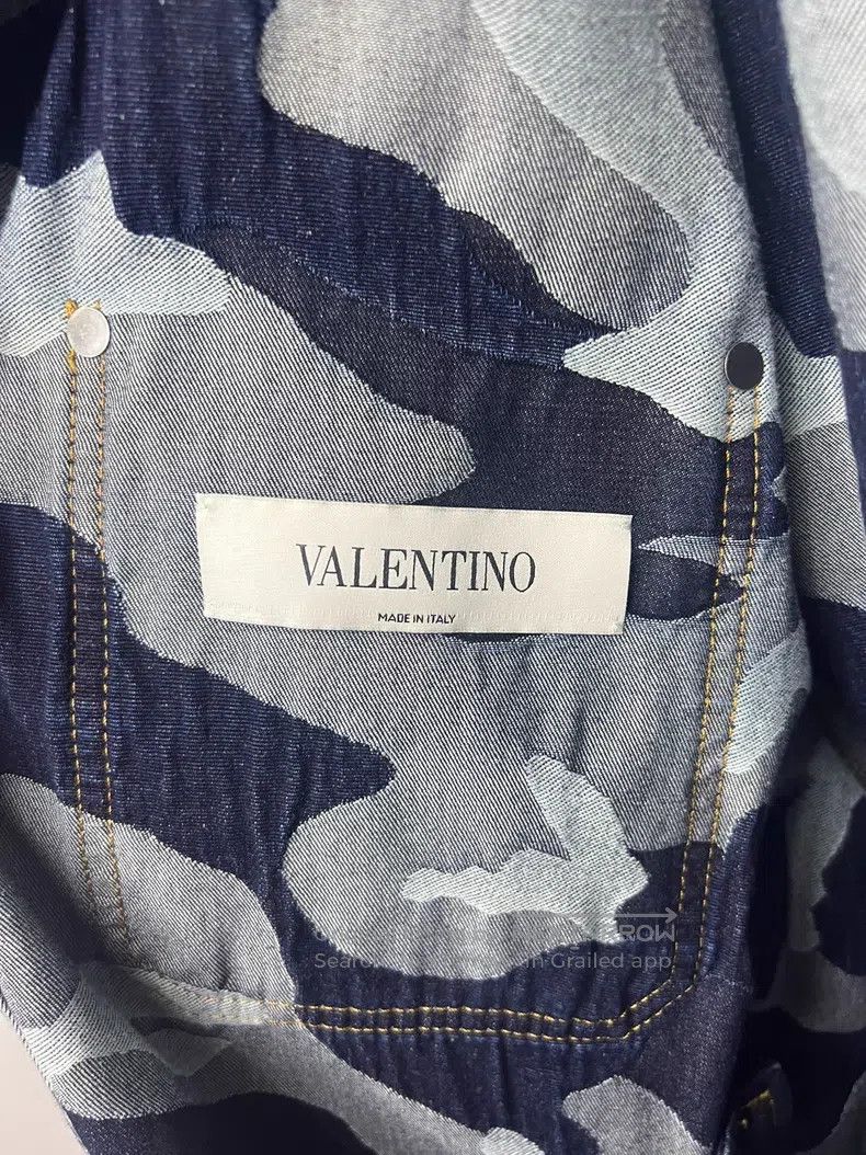 Valentino Valentino Men's denim camouflage shirt Size US S / EU 44-46 / 1 - 4 Thumbnail