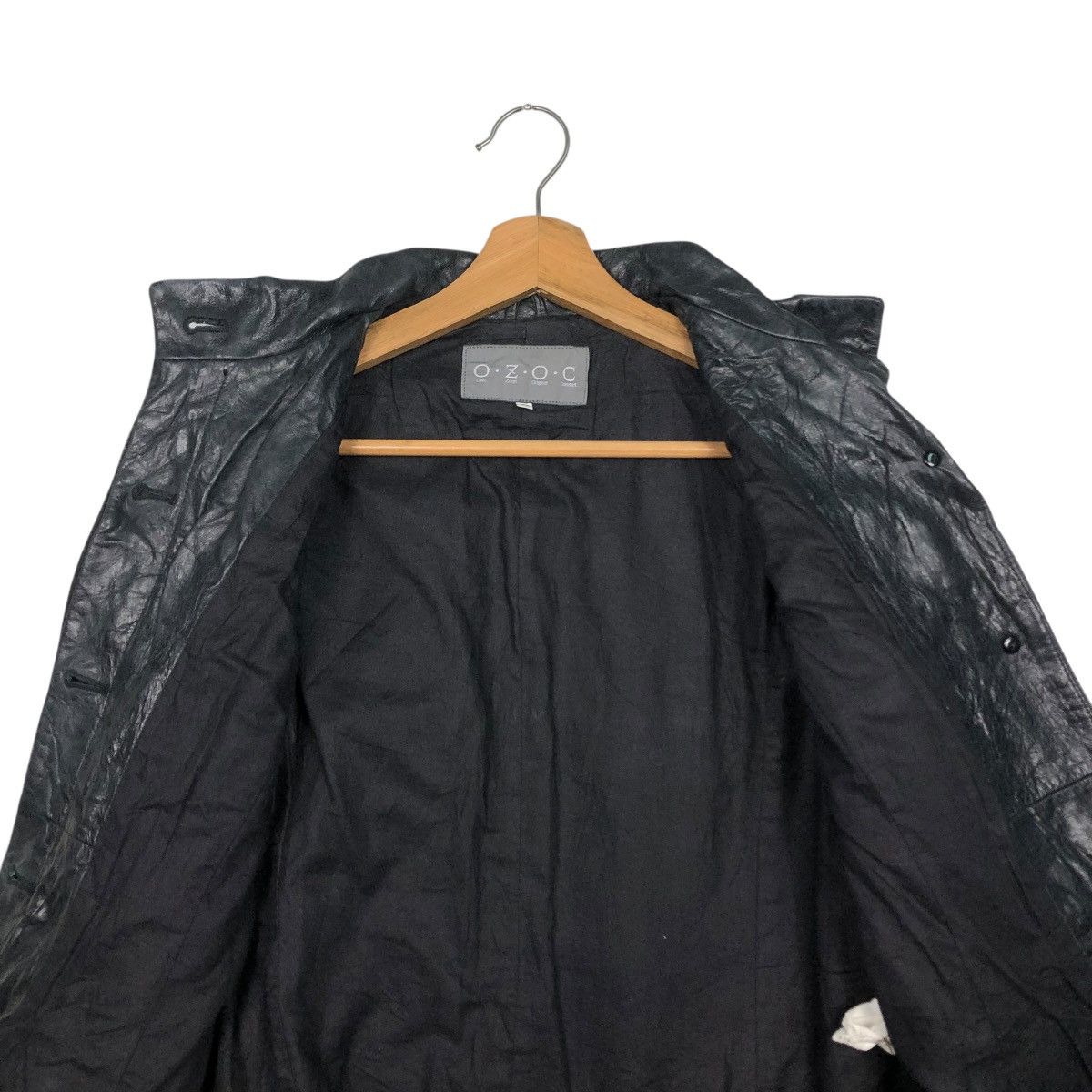 Japanese Brand 🔥VINTAGE BIKER SOFT LEATHER JACKET OZOC ISSEY MIYAKE Size US S / EU 44-46 / 1 - 16 Thumbnail