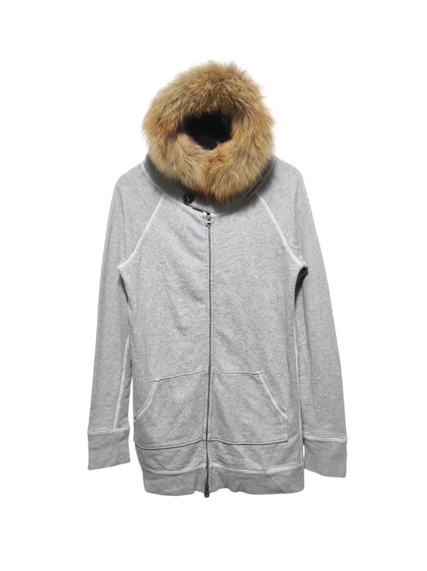 Le Grande Bleu (L.G.B.) Hunch Double Zipper Fur Hoodie Ifsixwasnine Lgb Style Size US M / EU 48-50 / 2 - 2 Thumbnail