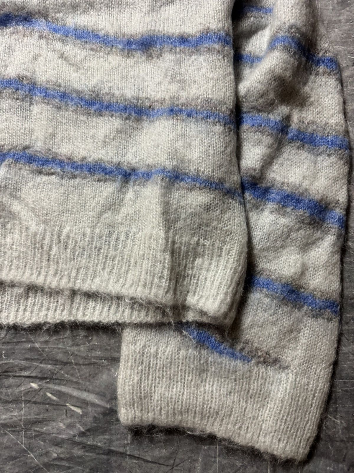 Acne Studios Acne Studios Mohair Striped Sweater Size US XL / EU 56 / 4 - 5 Thumbnail