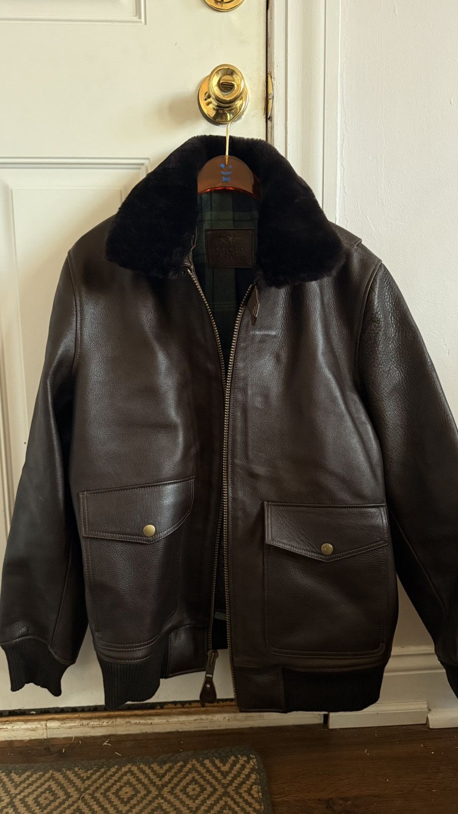 Other Satchel & Page Shearling Leather Jacket Size US M / EU 48-50 / 2 - 2 Thumbnail