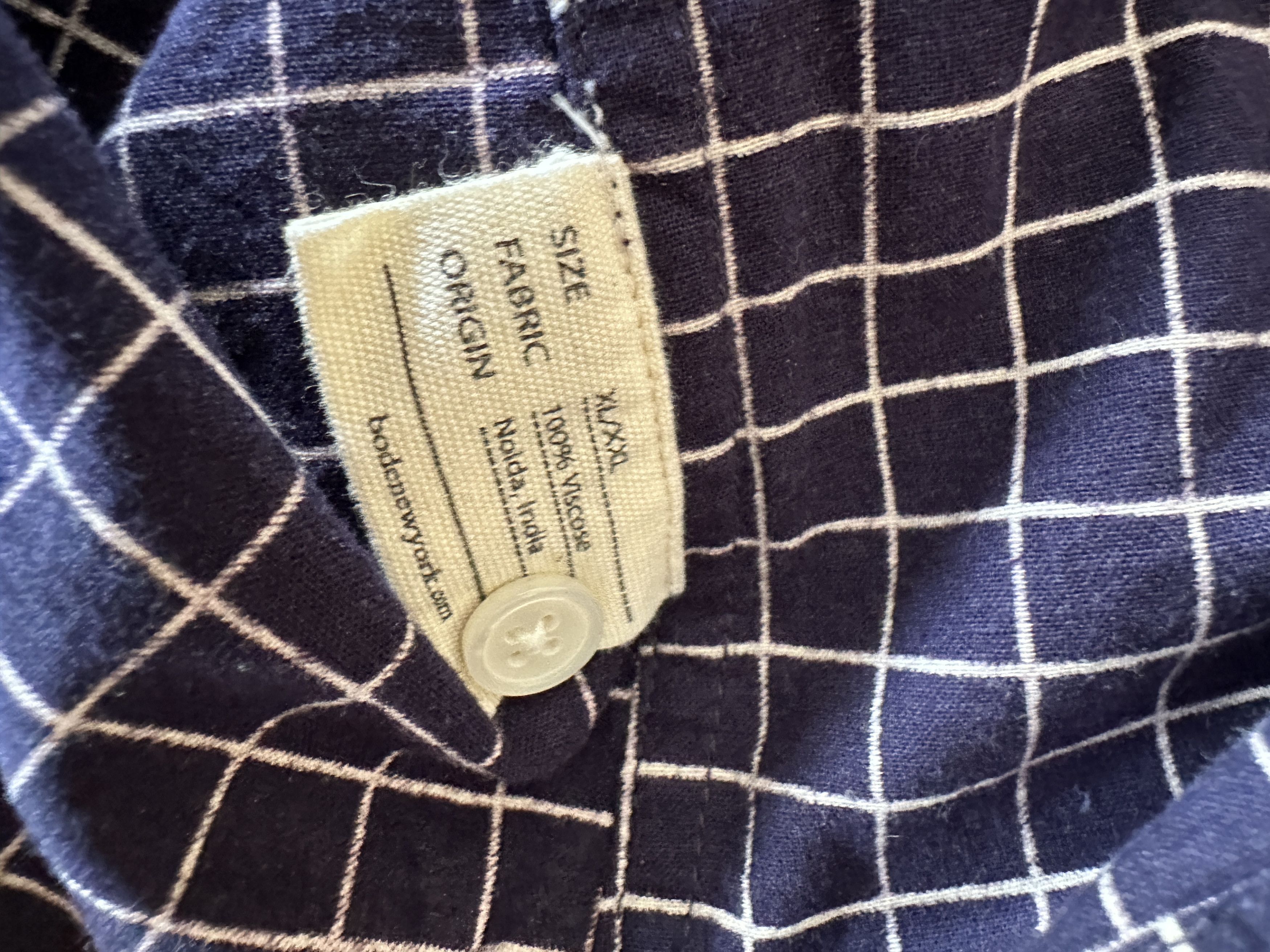 Bode Bode Windowpane Camp Collar Shirt Size US XXL / EU 58 / 5 - 5 Thumbnail