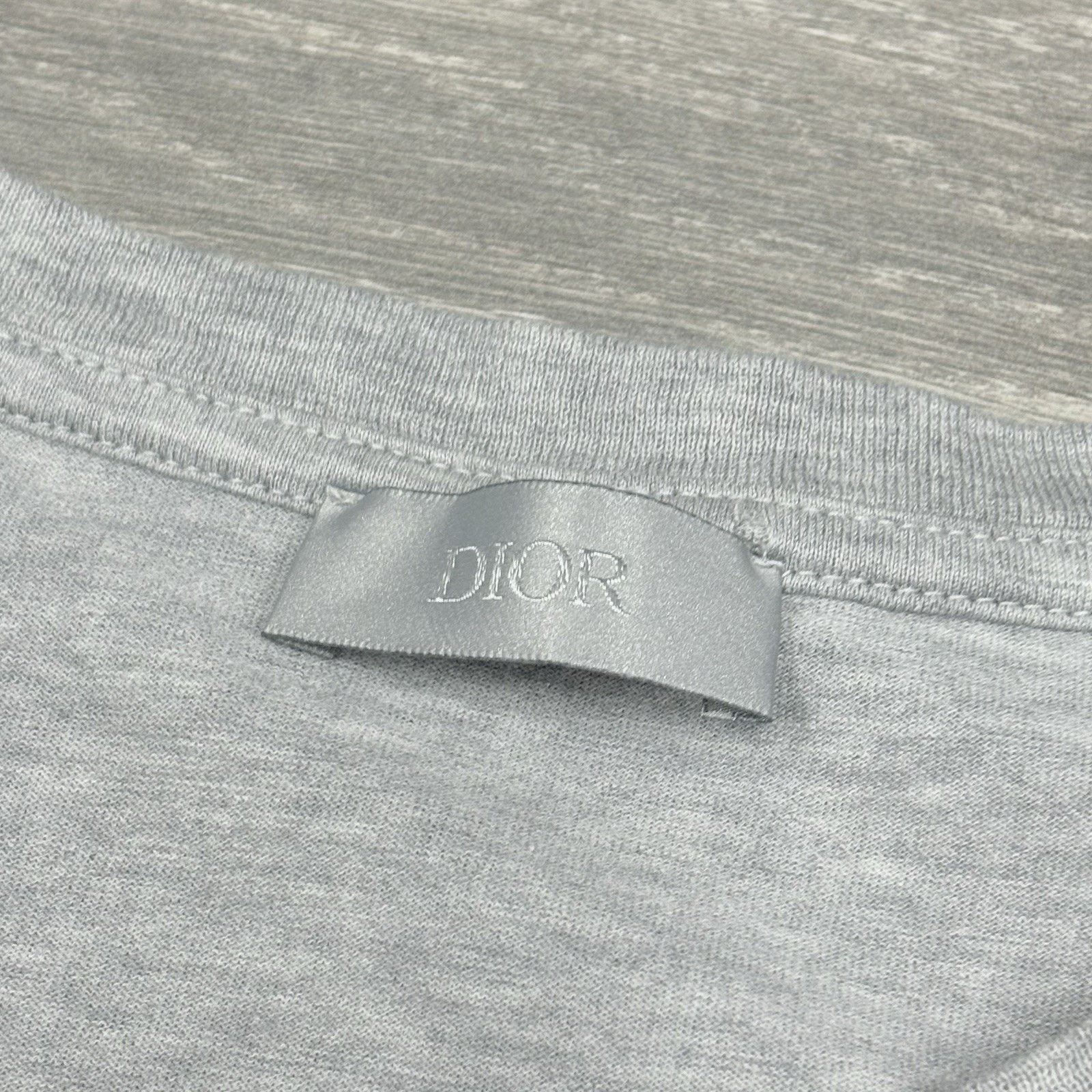 Dior Dior CD Icon Logo Cotton T-Shirt ' Grey ' | GREAT CONDITION! Size US L / EU 52-54 / 3 - 8 Thumbnail