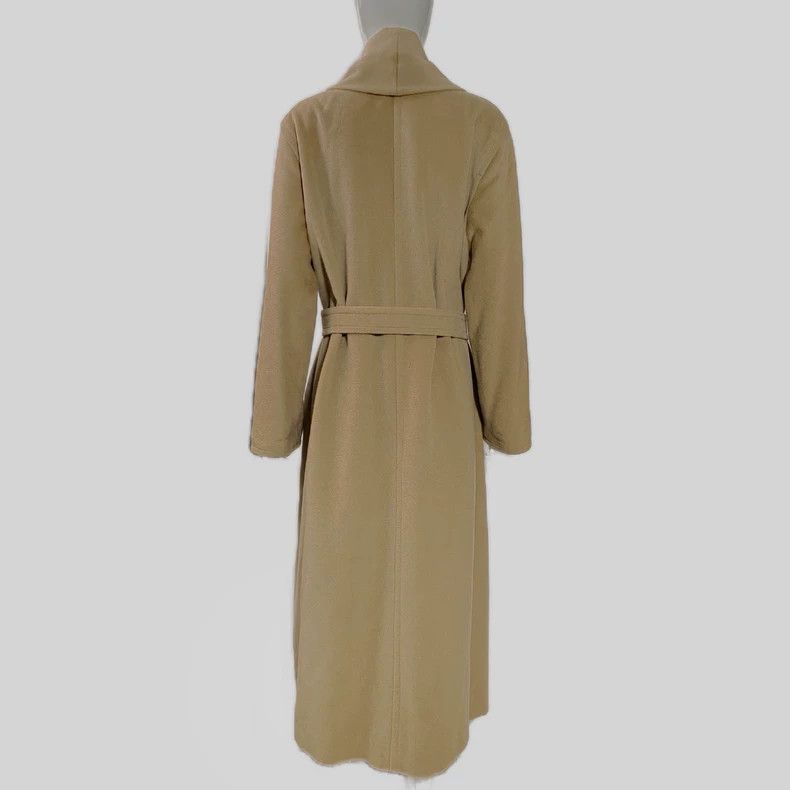 Max Mara Max Mara Khaki Wool Bathrobe Long Coat Size XL / US 12-14 / IT 48-50 - 2 Thumbnail
