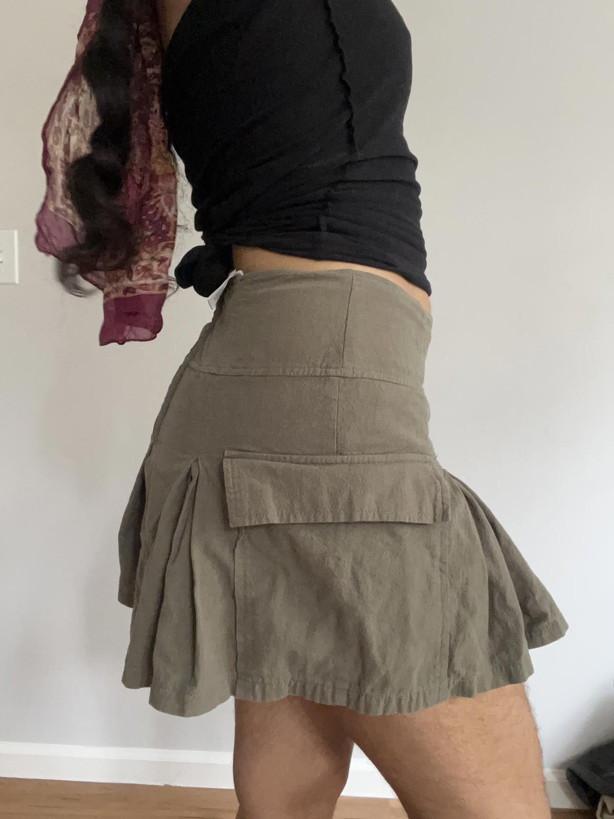 Other Women’s khaki green cotton skort Size 32" / US 10 / IT 46 - 2 Thumbnail