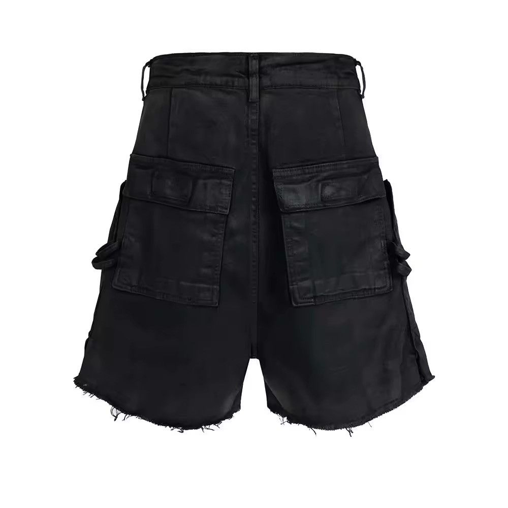 Jean Streetwear Design Washed Distressed Baggy Jorts Shorts Size US 32 / EU 48 - 2 Thumbnail