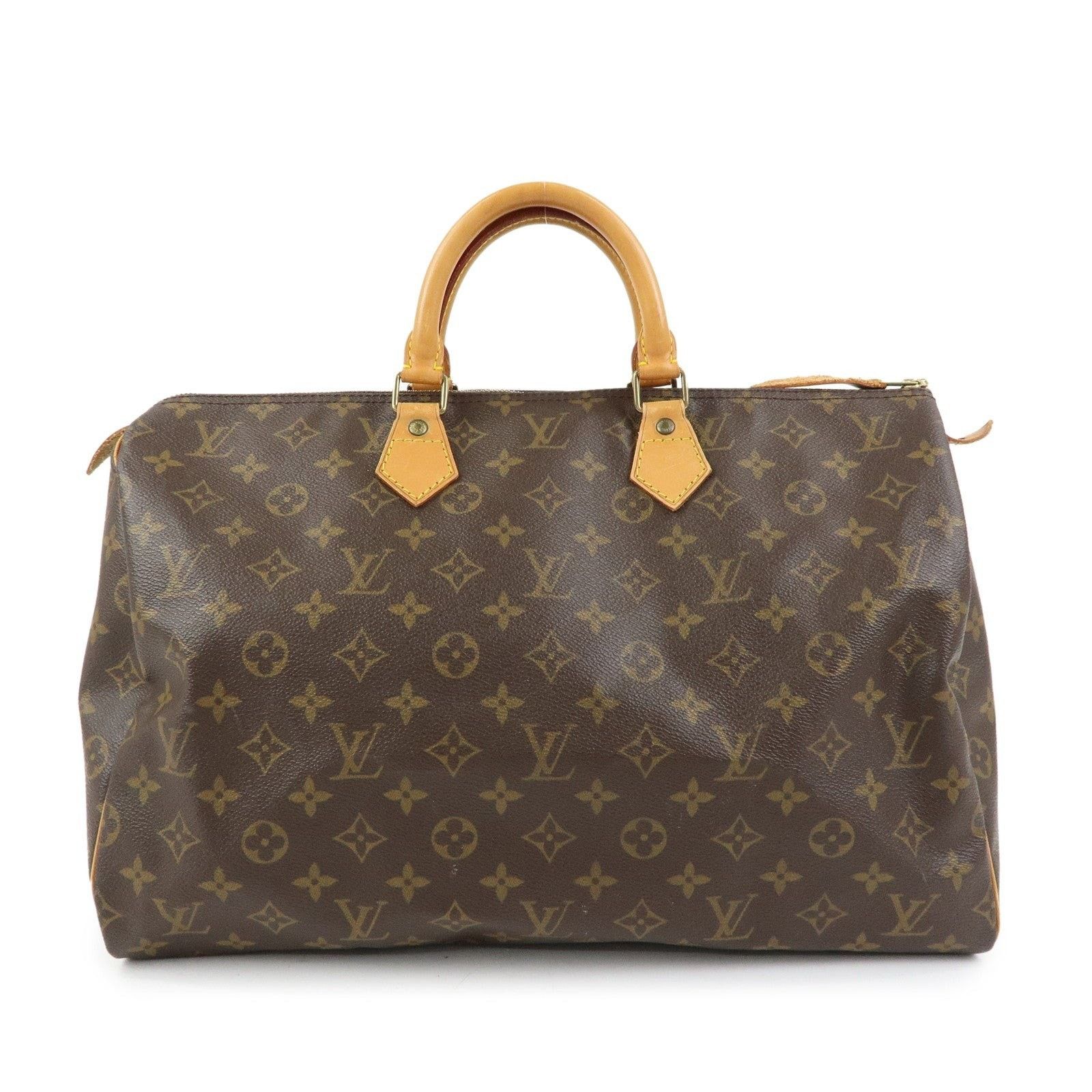Louis Vuitton Louis Vuitton Monogram Speedy 40 Satchel Brown Size ONE SIZE - 1 Thumbnail