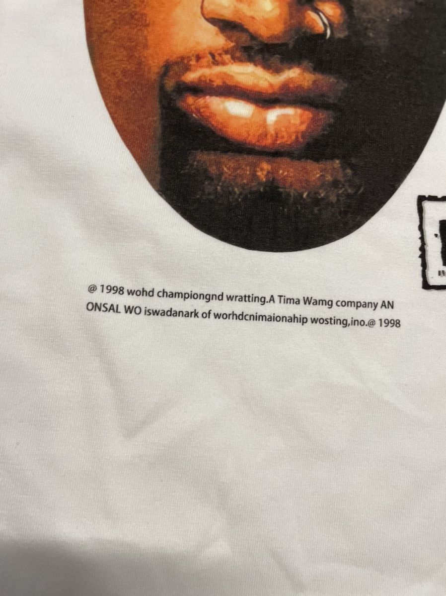 NBA × Rap Tees × Vintage NBA Dennis Rodman rodzilla bootleg 1998 big face Size US M / EU 48-50 / 2 - 4 Thumbnail