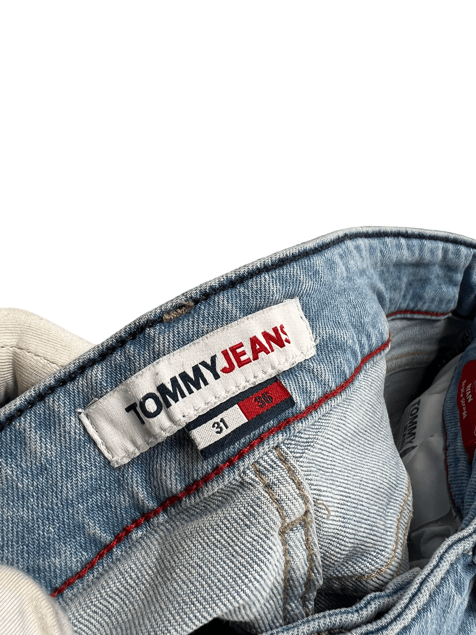 Tommy Hilfiger × Vintage Vintage Tommy Hilfiger Denim Jeans 31x36 Size US 31 - 4 Thumbnail