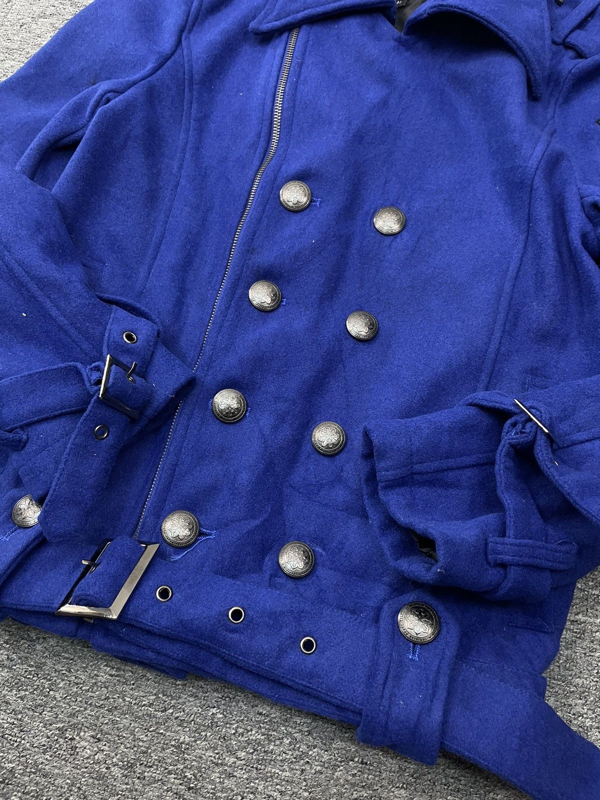 If Six Was Nine × Le Grande Bleu (L.G.B.) Vintage Diviner Japan Double Collar biker Jacket Size US M / EU 48-50 / 2 - 6 Thumbnail