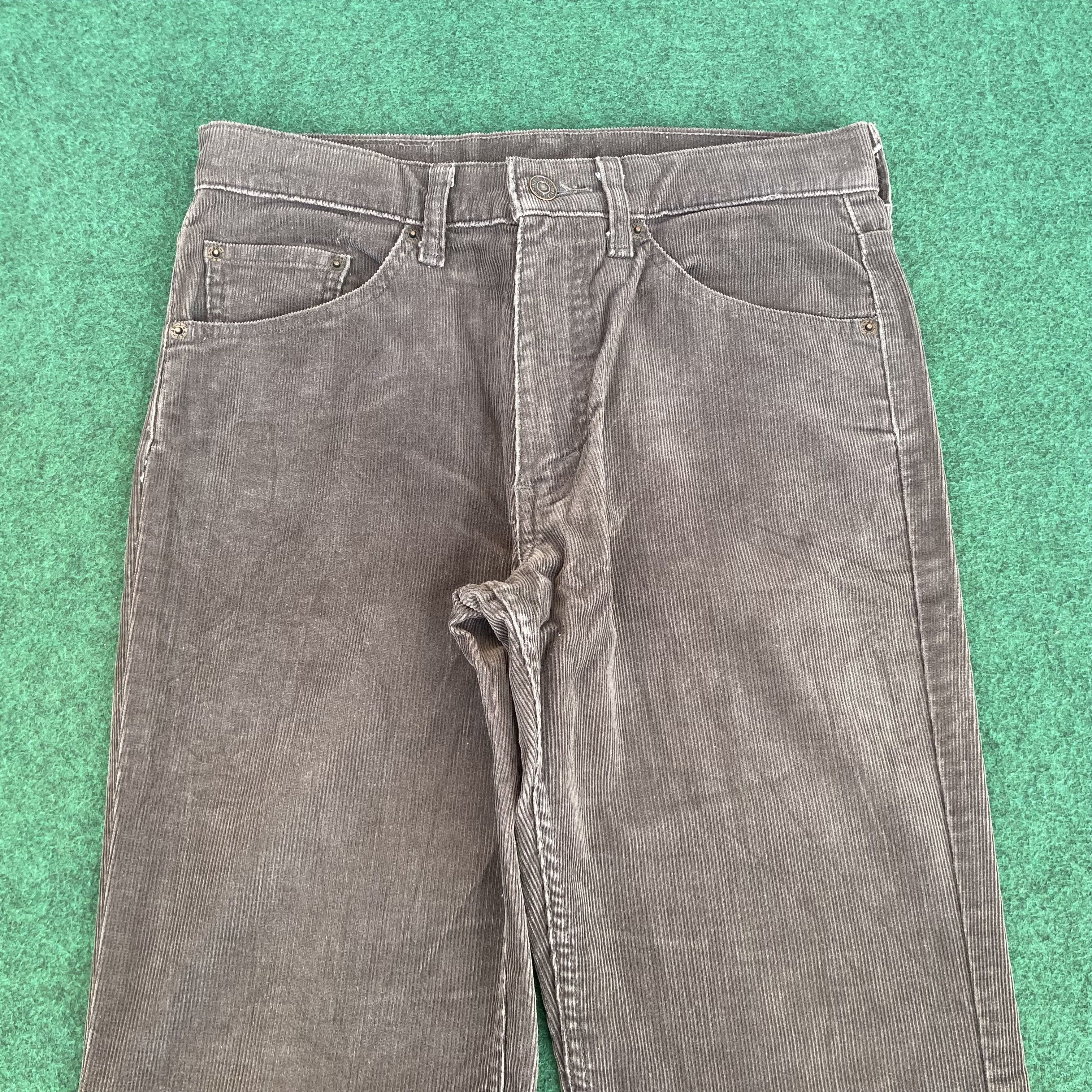 Levi's × Vintage Vtg Levis 517 Denim Corduroy Flare Bootcut Sz 29 Jeans Size US 29 - 3 Thumbnail