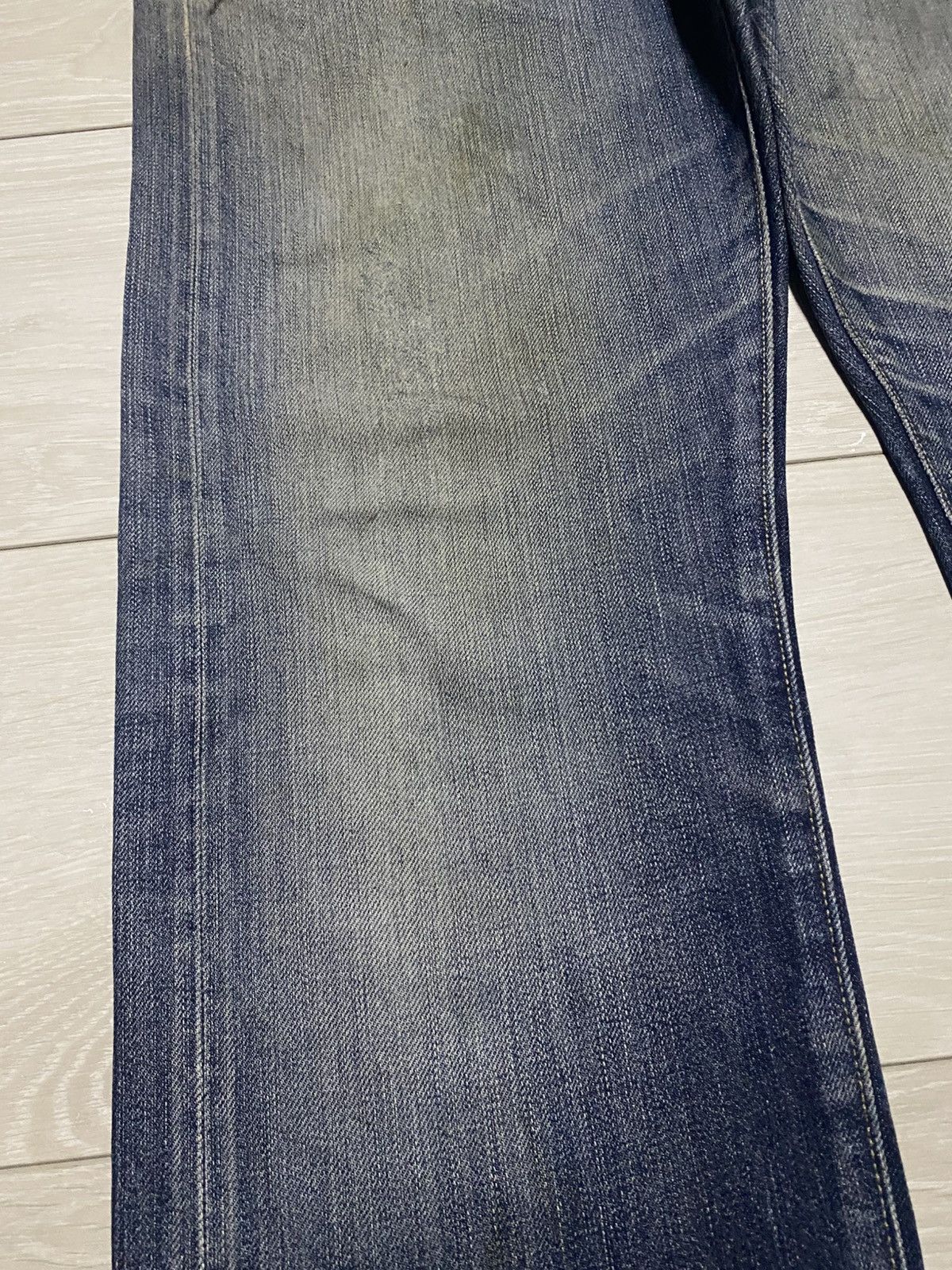 Undercover × Uniqlo Vintage Uniqlo Selvedge Grunge Faded Wash Distressed Jeans Size US 34 / EU 50 - 9 Thumbnail